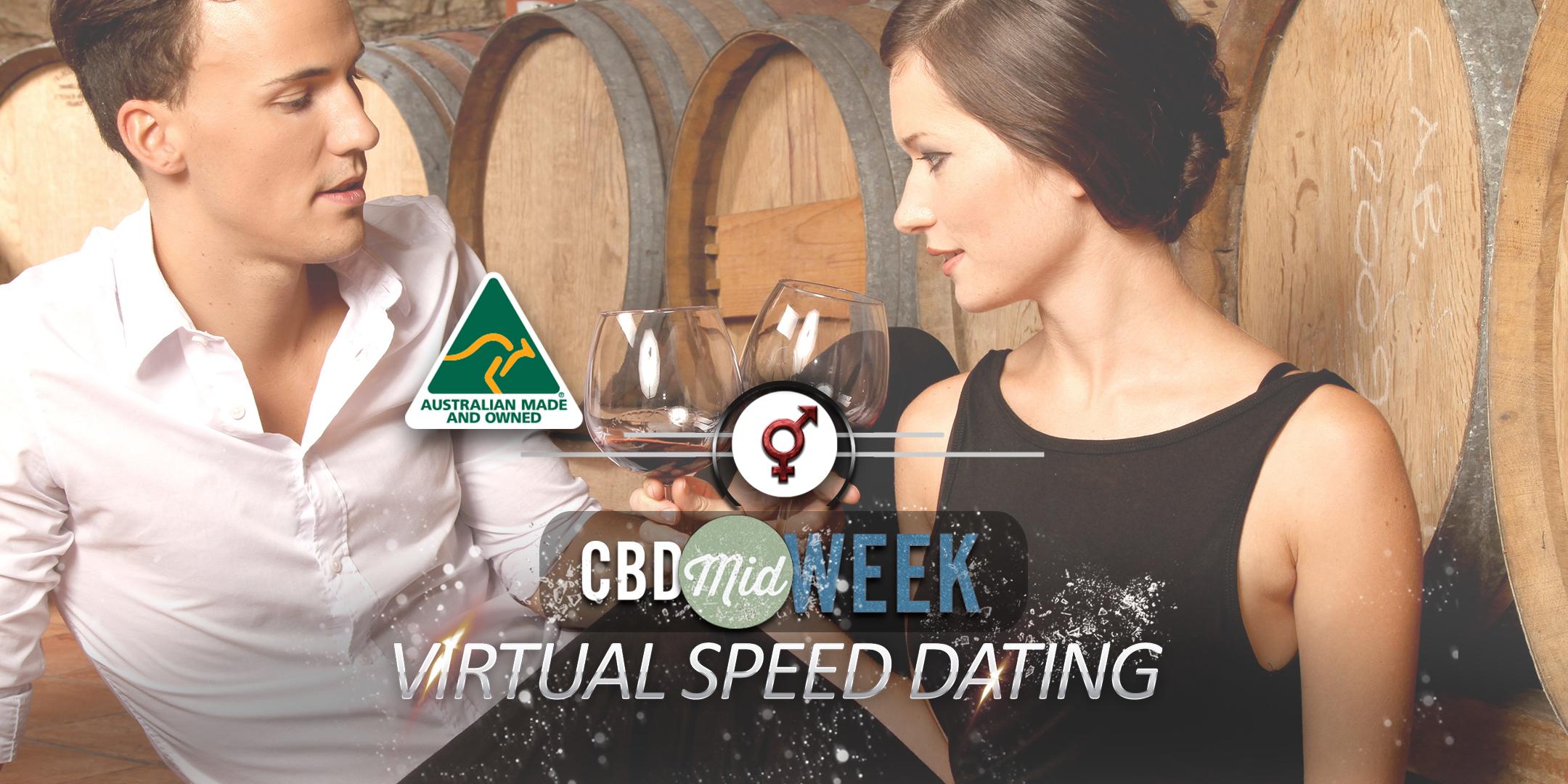 CBD Midweek VIRTUAL Speed Dating | F 30-40, M 30-42 | August
