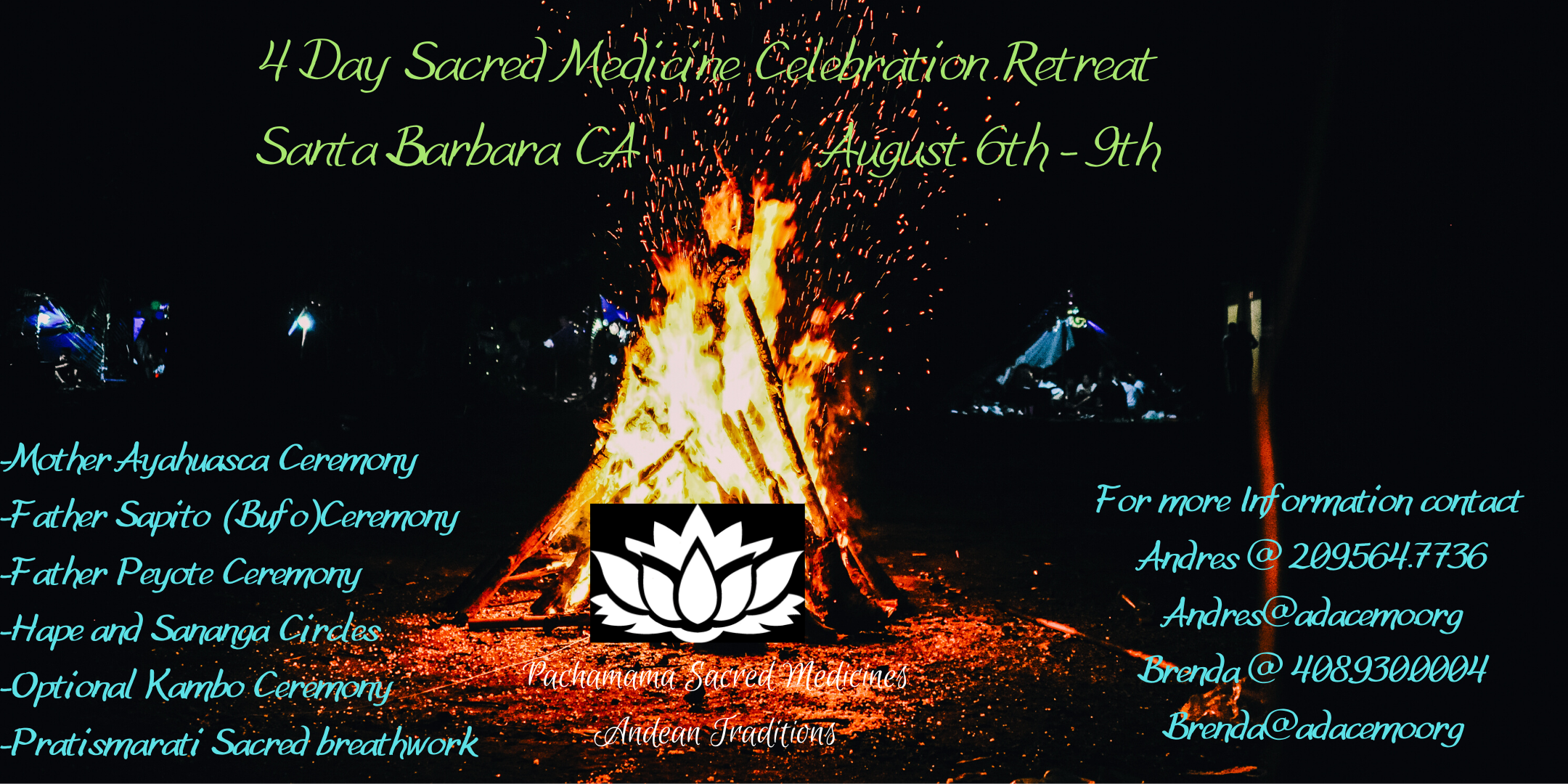 4 Day Sacred Medicines Celebration Retreat
