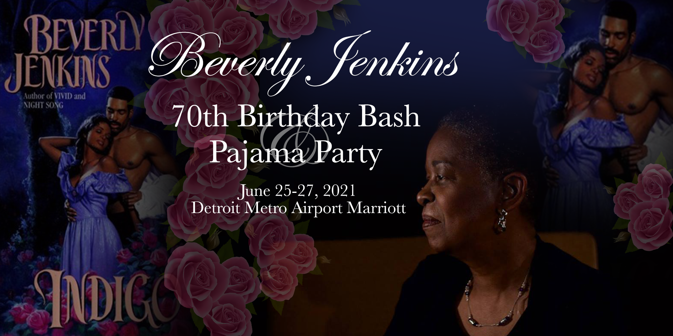 Beverly Jenkins 70th Birthday Bash and Pajama Party