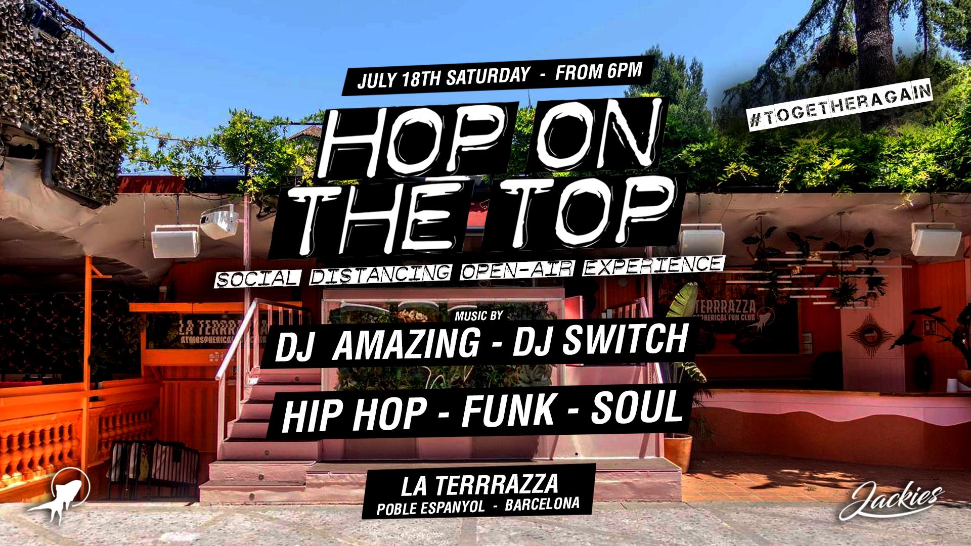 CANCELLED Jackies pres: Hop On The Top Open Air - Hip Hop,Funk&Soul