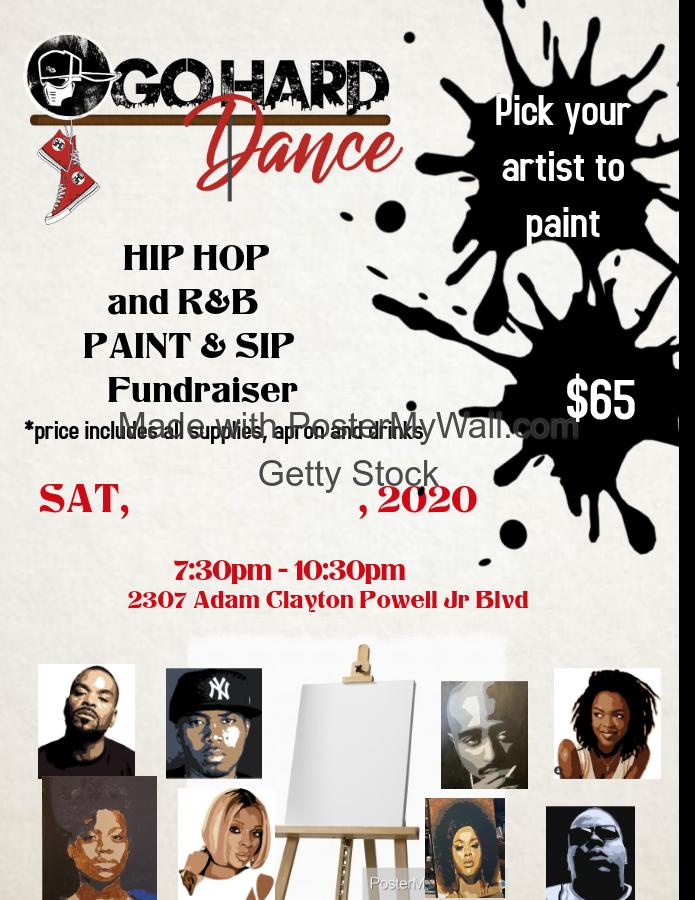 Hip Hop Sip and Paint