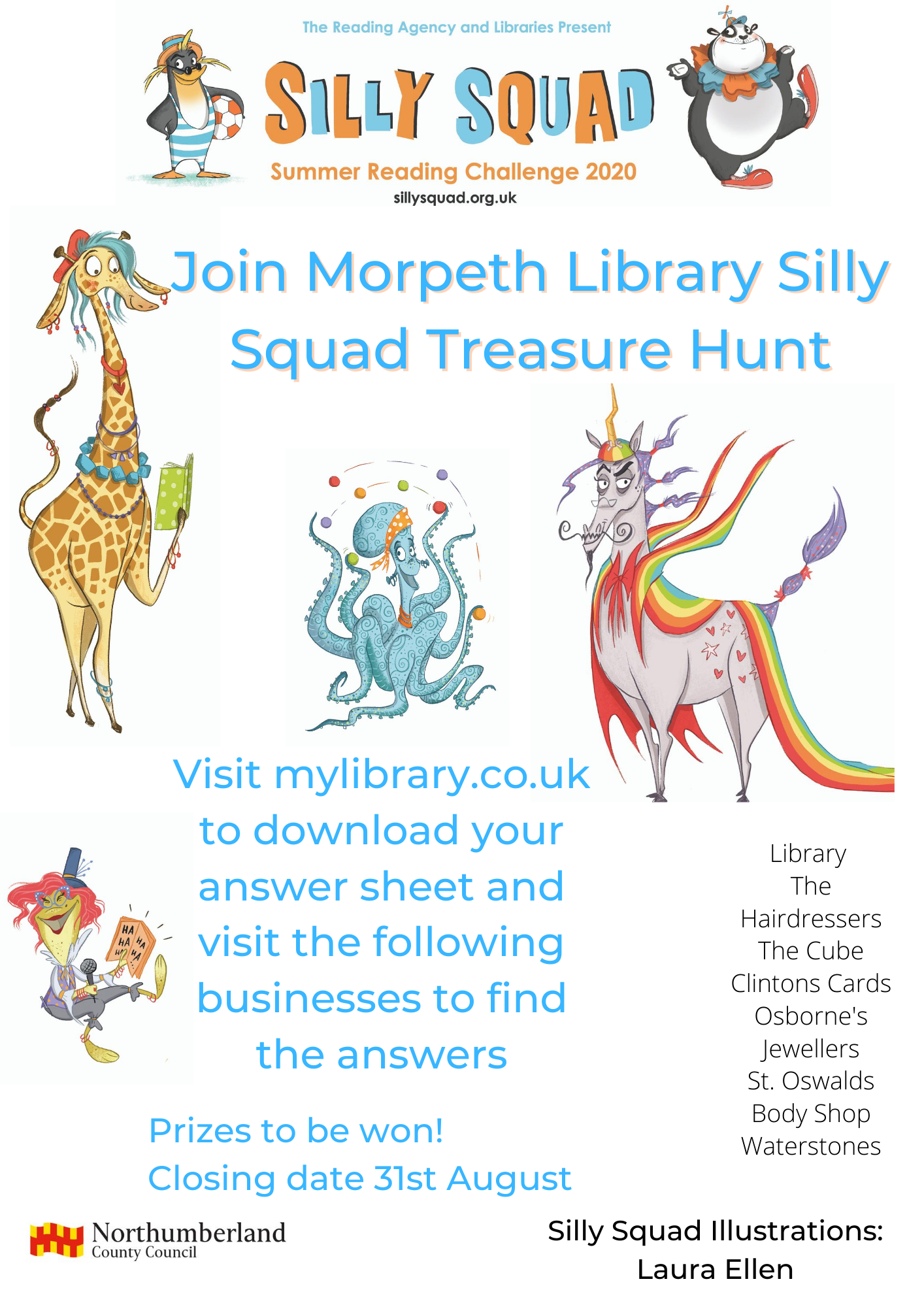 Silly Squad Treasure Hunt - Morpeth