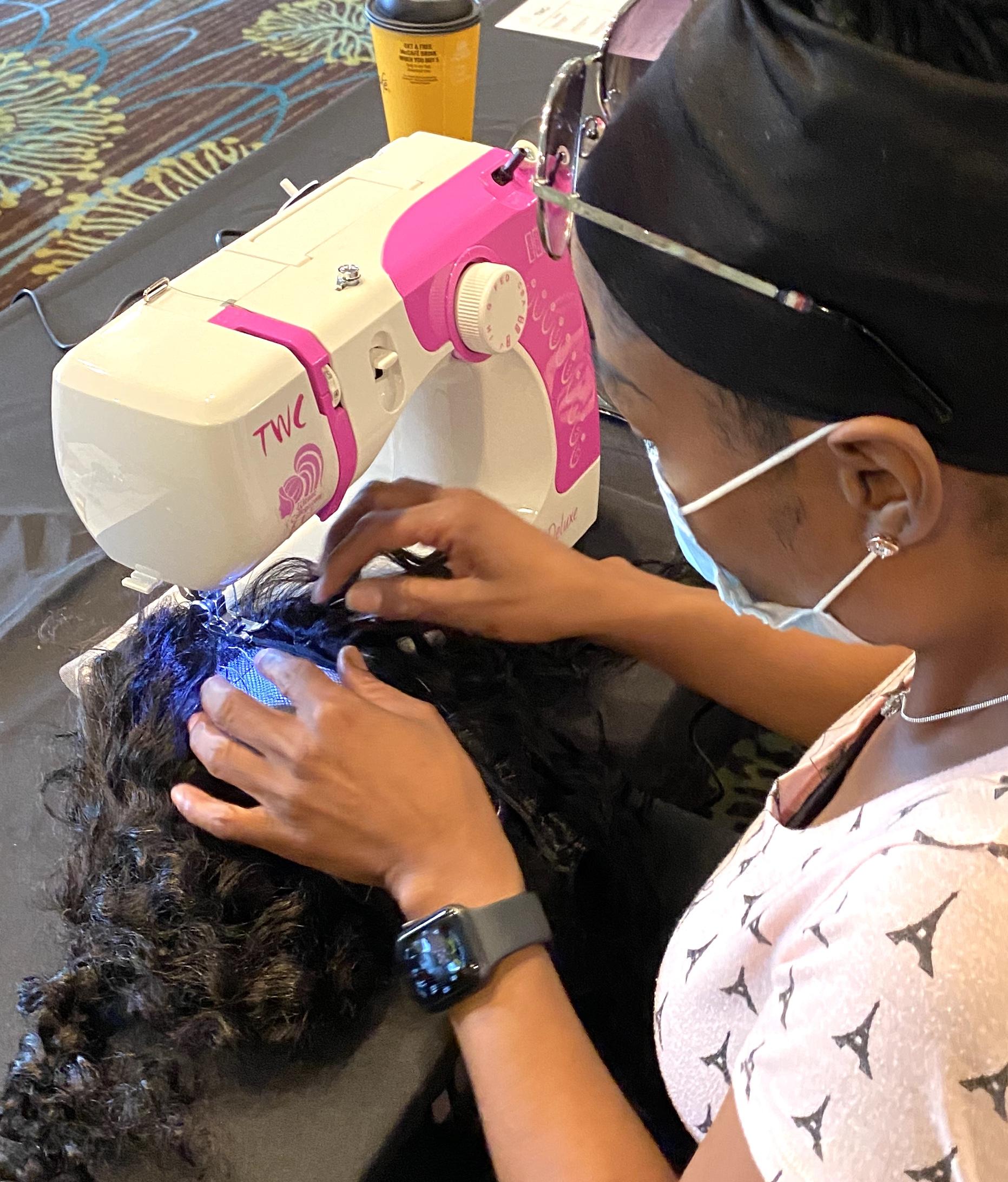 Chicago, IL | Custom Enclosed Wig Making Class with Sewing Machine