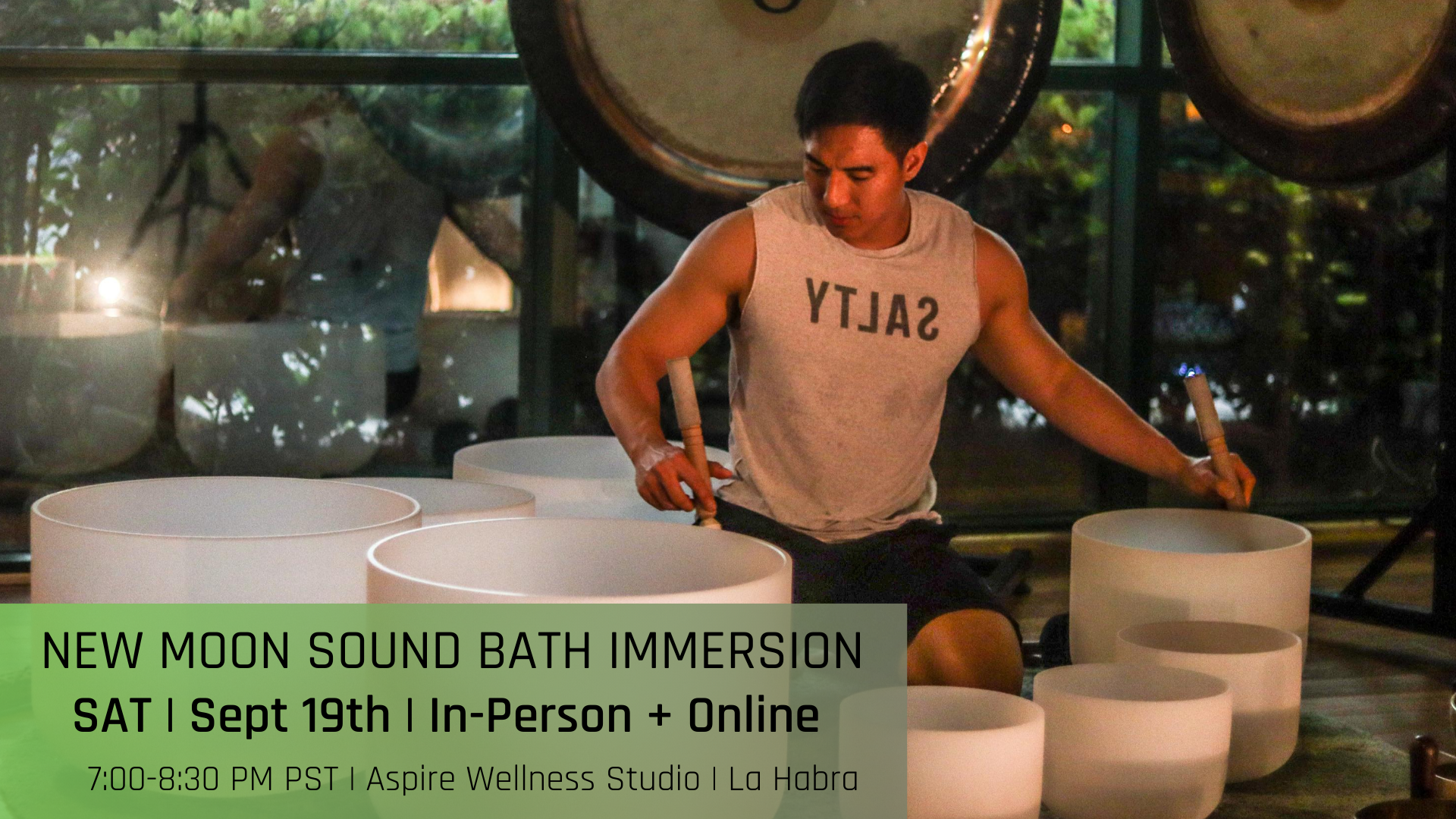 New Moon Sound Bath Immersion (In-Person + Online)
