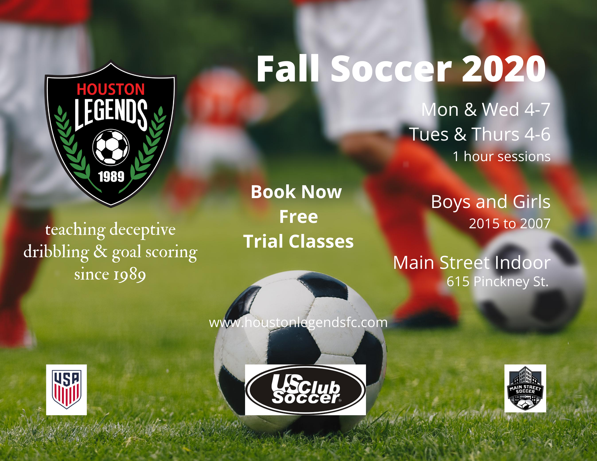 Fall Fun Soccer Sessions U5-U7 (2013-15)