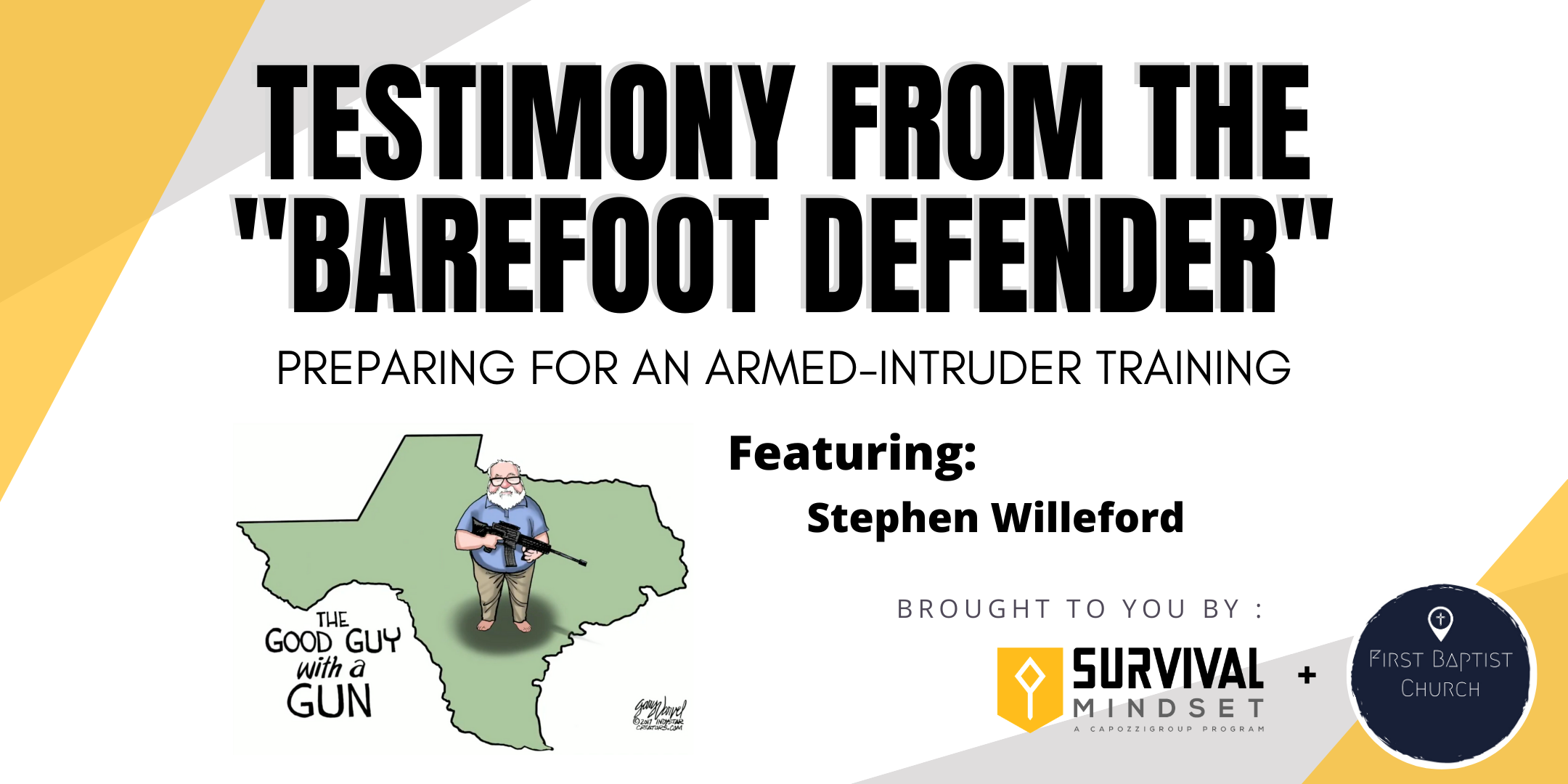 TESTIMONY FROM THE BAREFOOT DEFENDER - Training Session