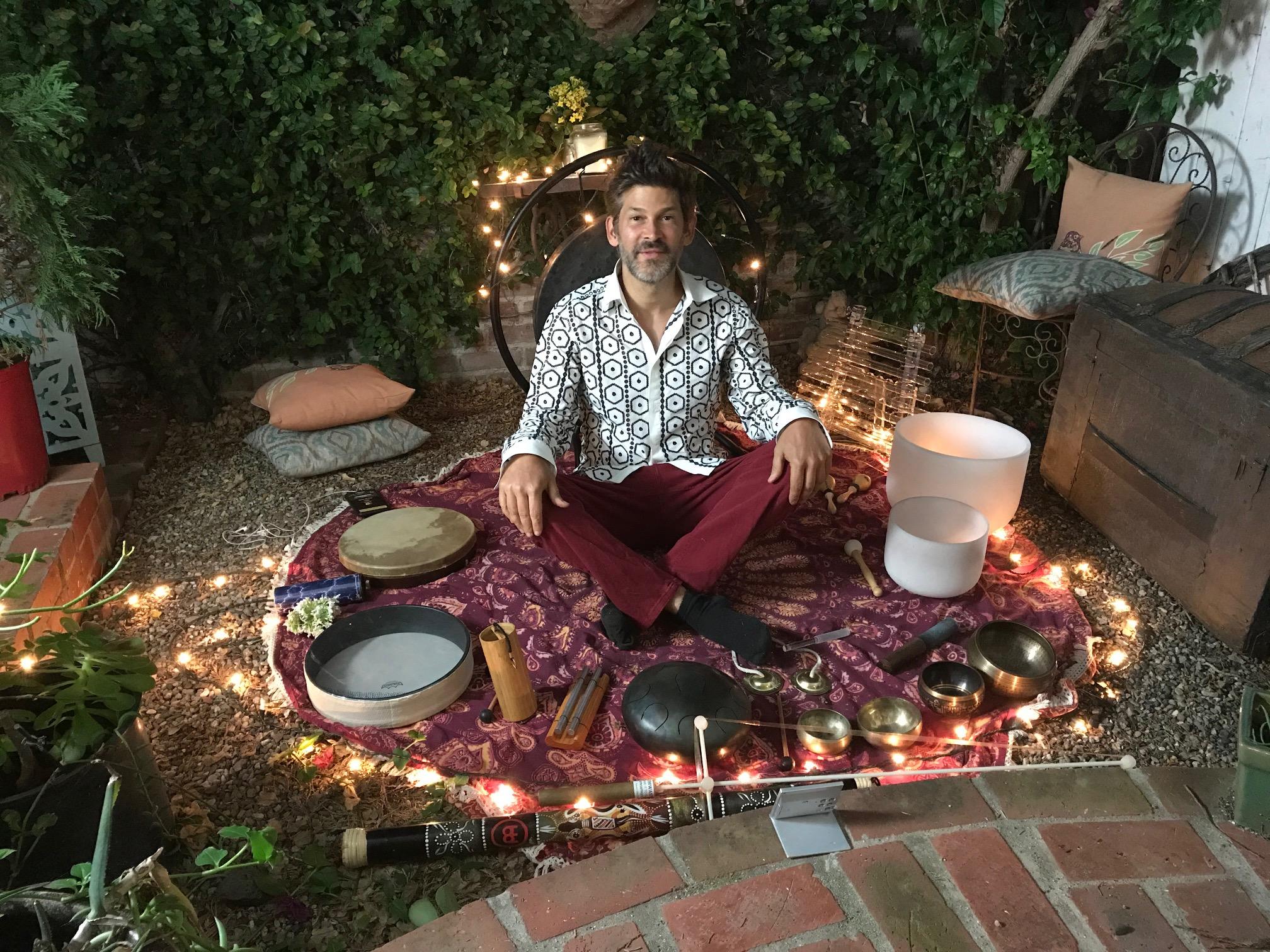 Full moon outdoor Sound Bath w/Guided meditation