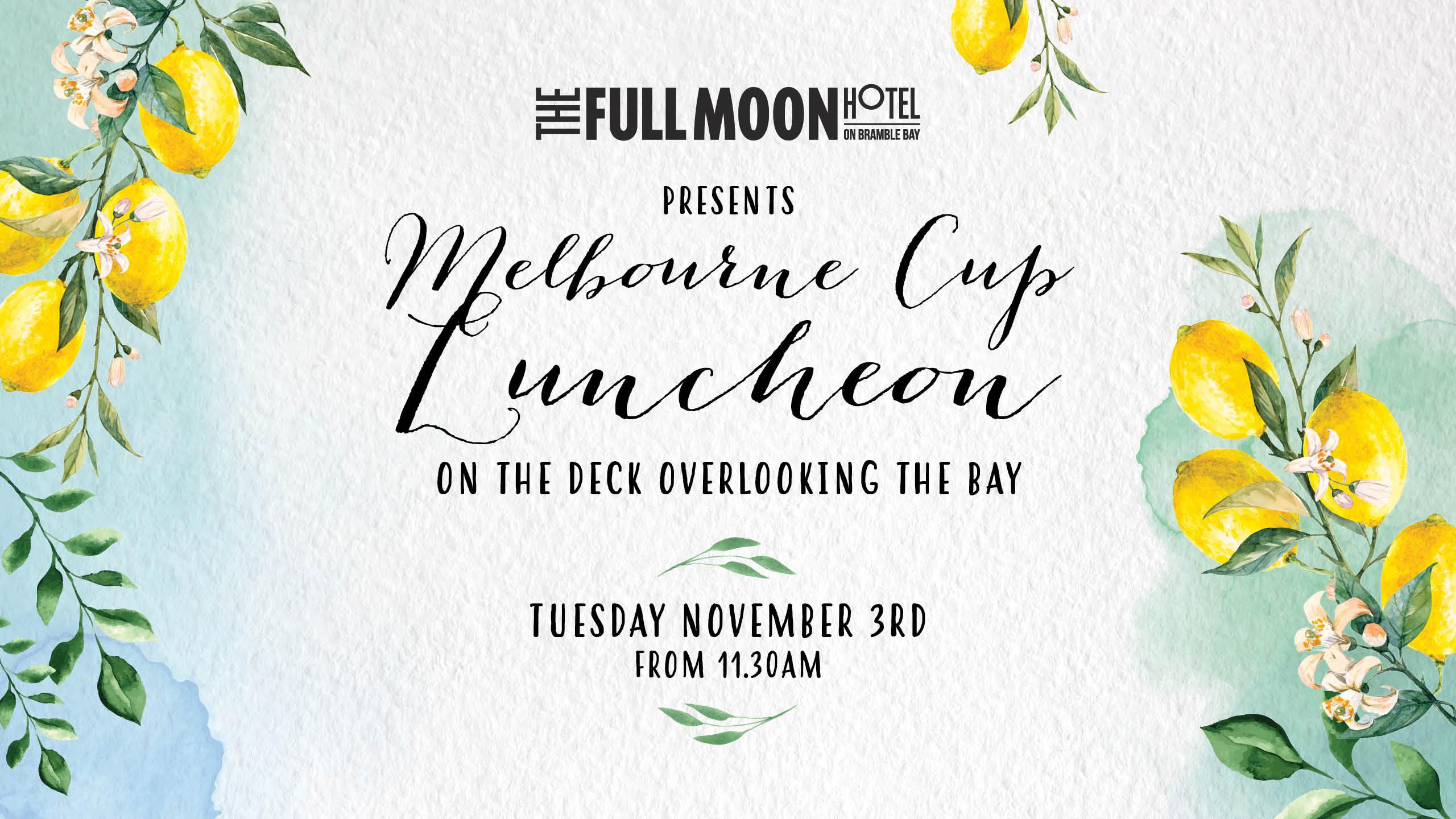 Melbourne Cup Luncheon at the Full Moon Hotel