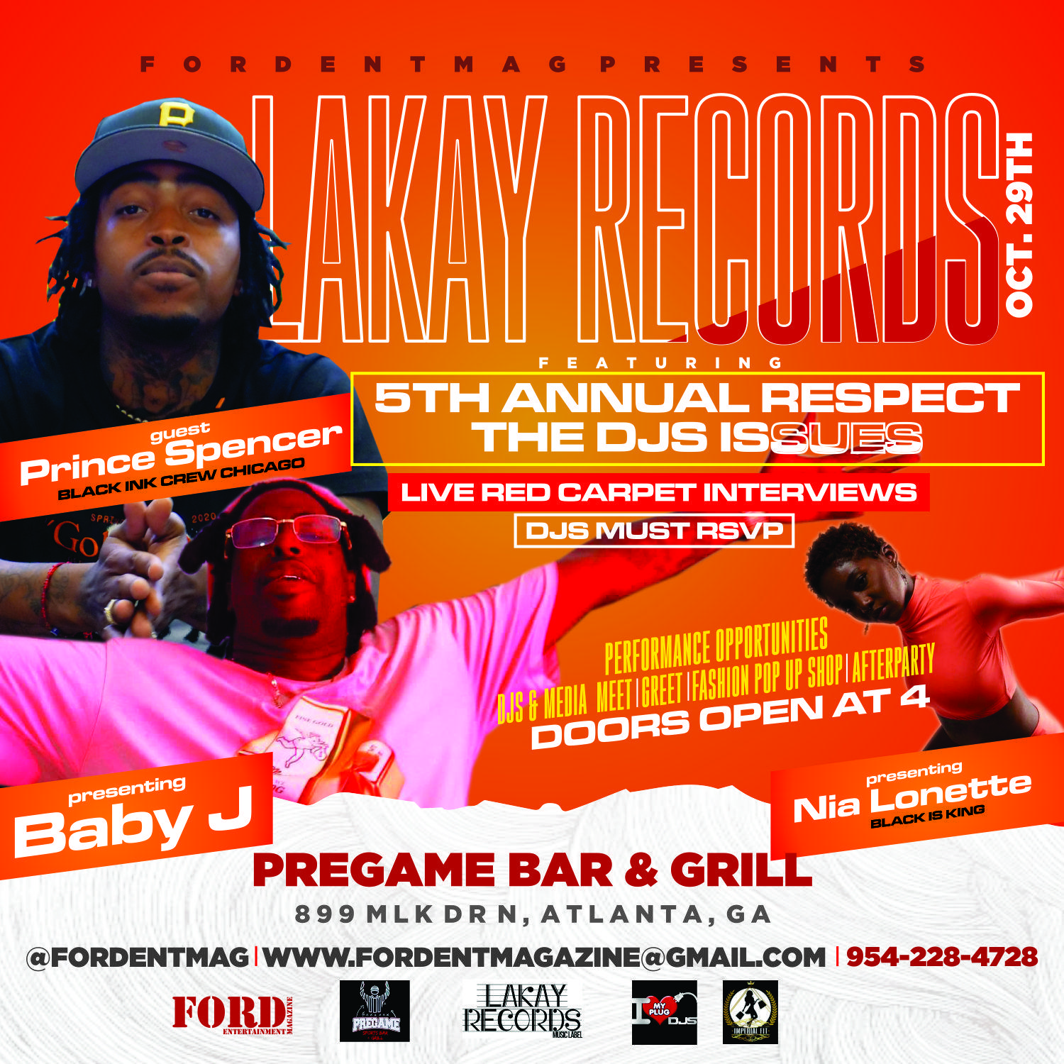 Ford Ent Mag presents Lakay Records Launch & Media Party