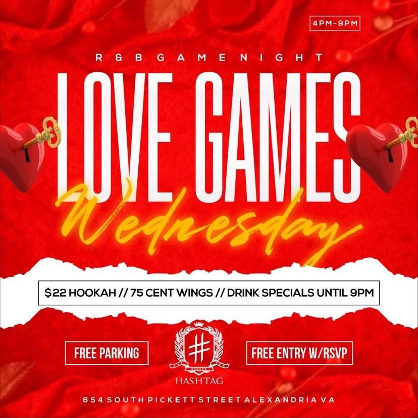 LOVE GAMES {R&B GAME NIGHT} HAPPY HOUR