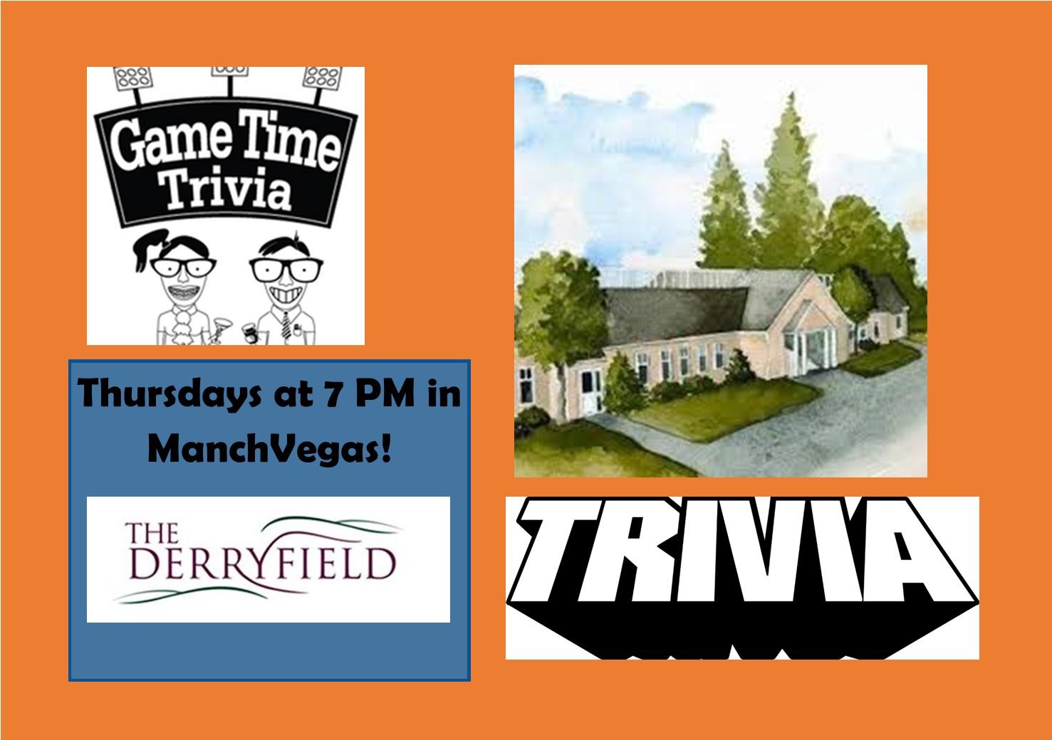 Game Time Trivia at the Derryfield Restaurant Lounge