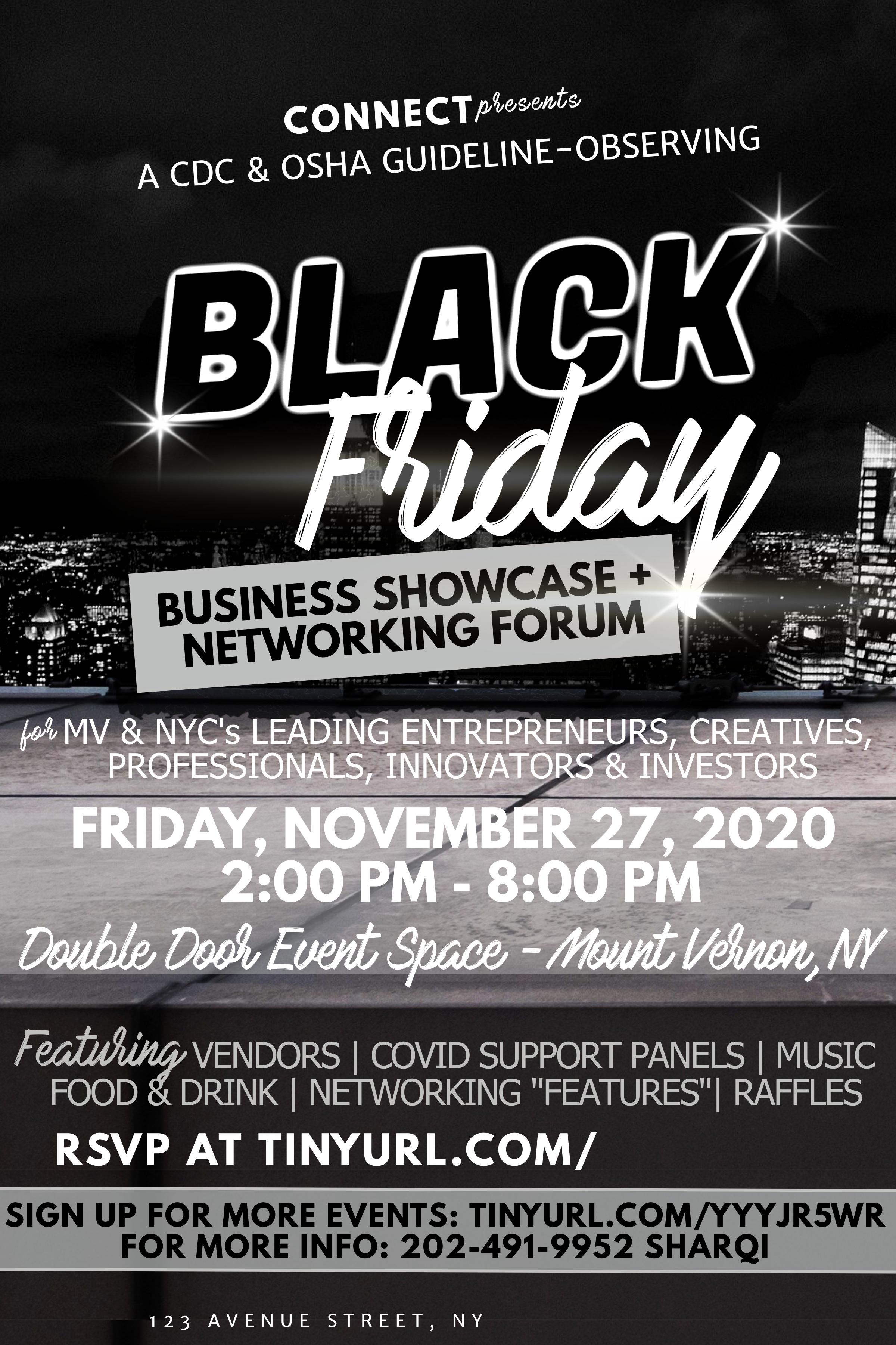 Black Friday Business Showcase and Networking Forum