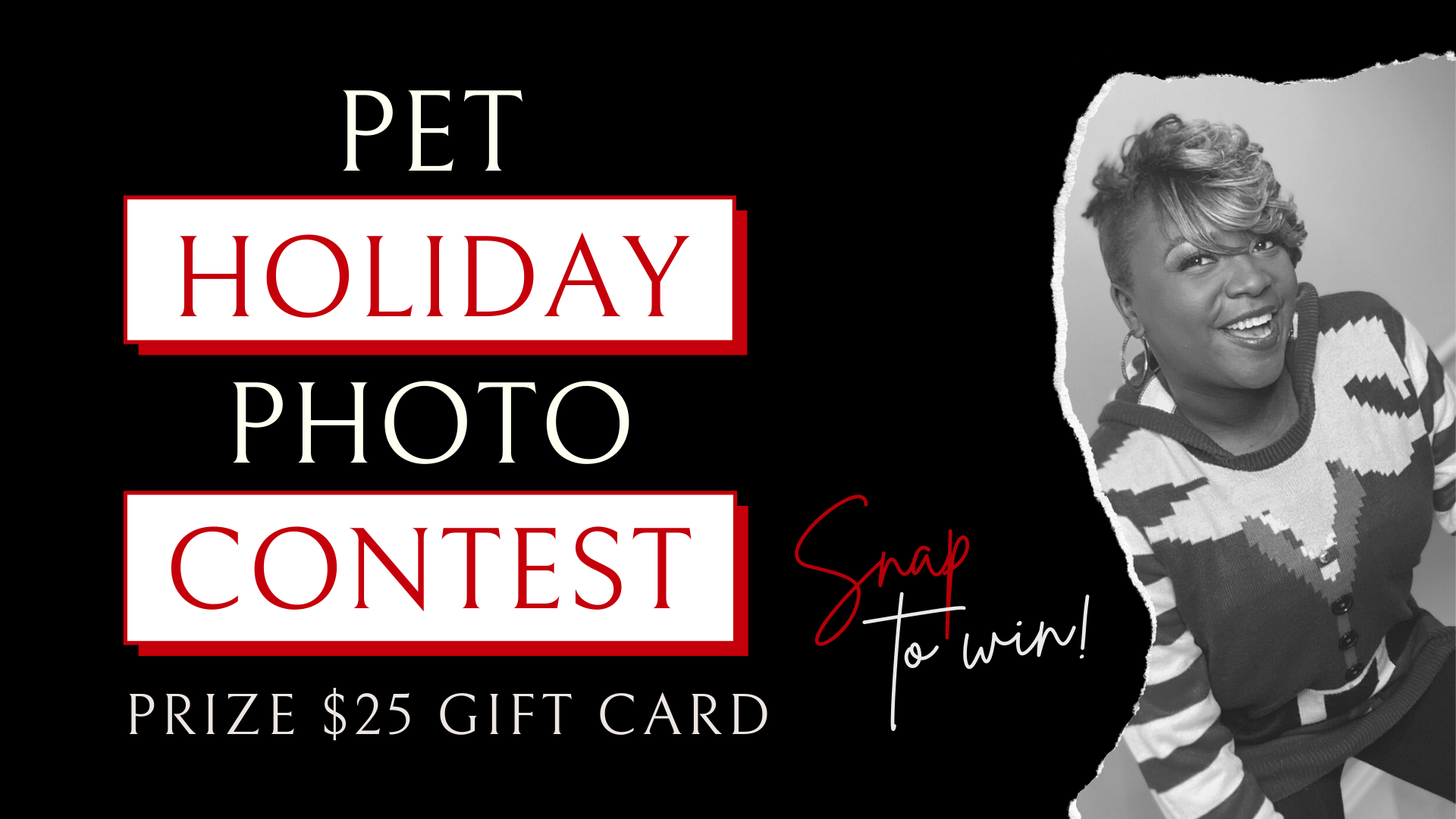 Pet Holiday Photo Contest - $25 Gift Card