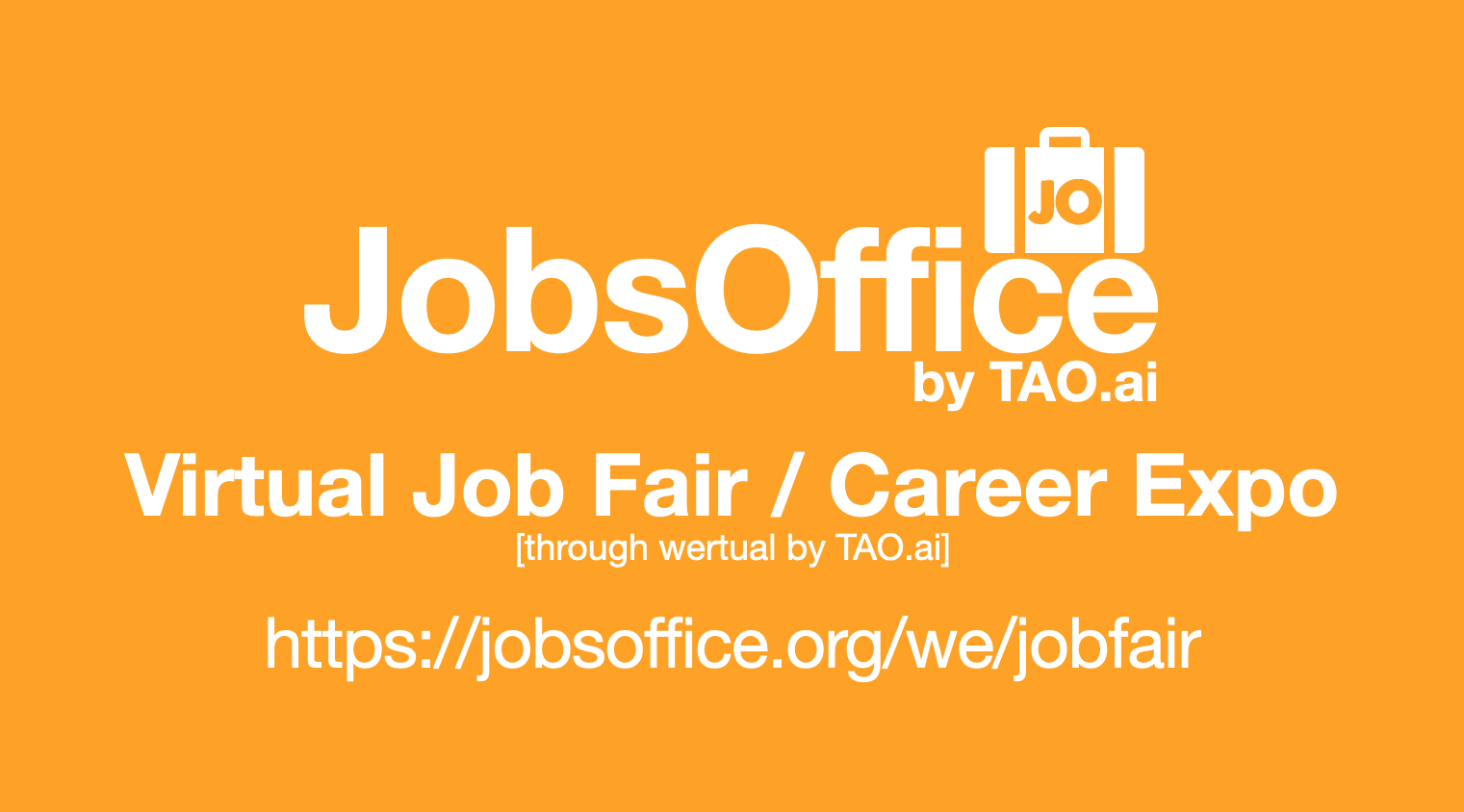 JobsOffice Virtual Job Fair / Career Expo Event #San Francisco