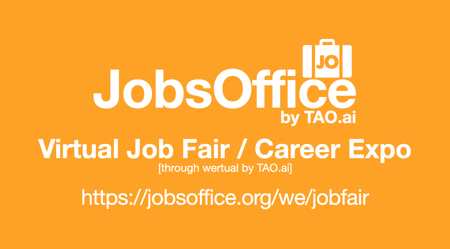 #JobsOffice Virtual Job Fair / Career Expo Event #Orlando