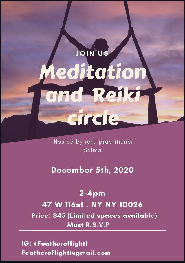 Meditation and Reiki circle