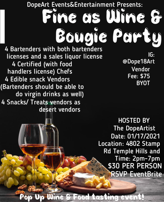 Fine As Wine & Bougie Party!