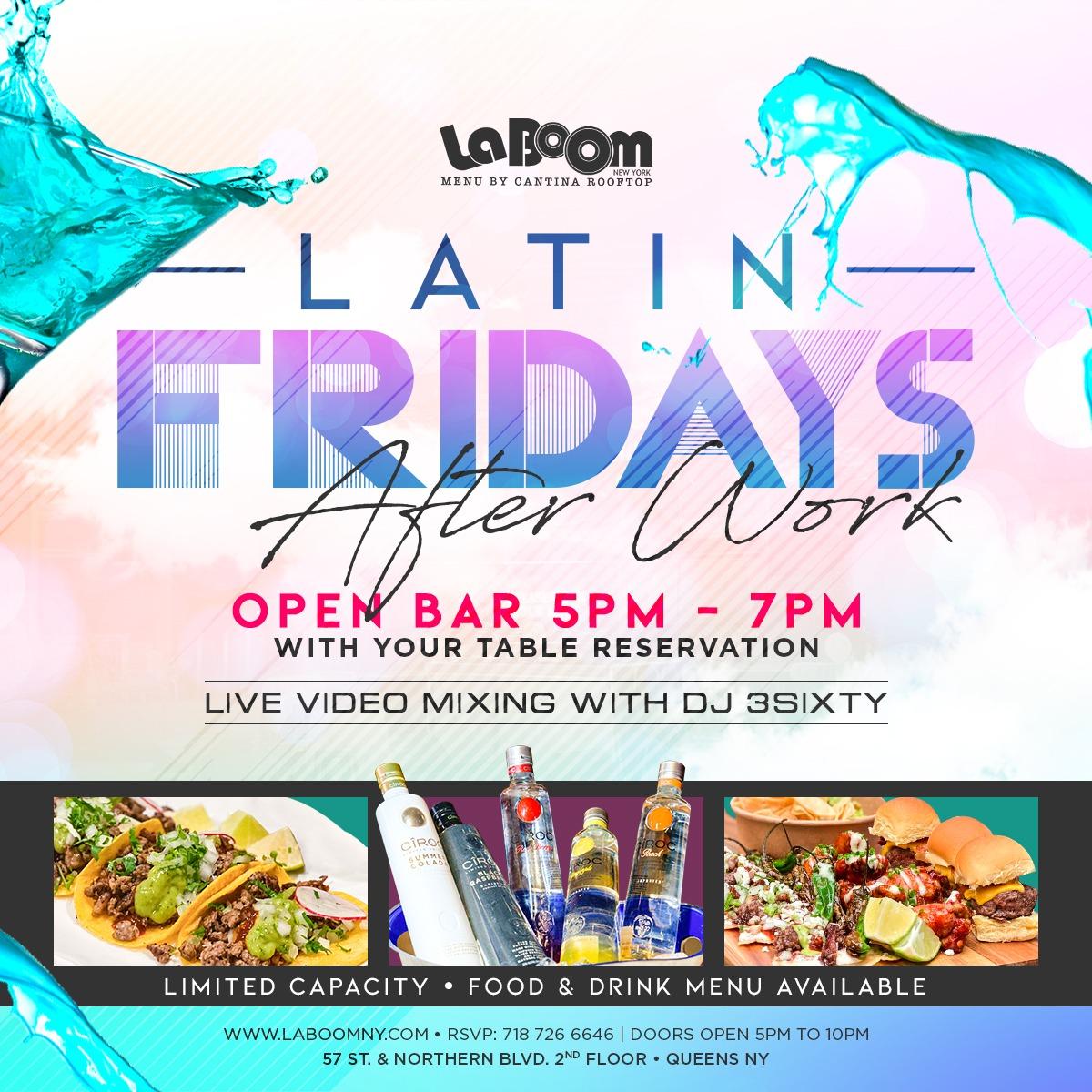 #1 NYC HAPPY HOUR | LATIN FRIDAYS AFTER WORK