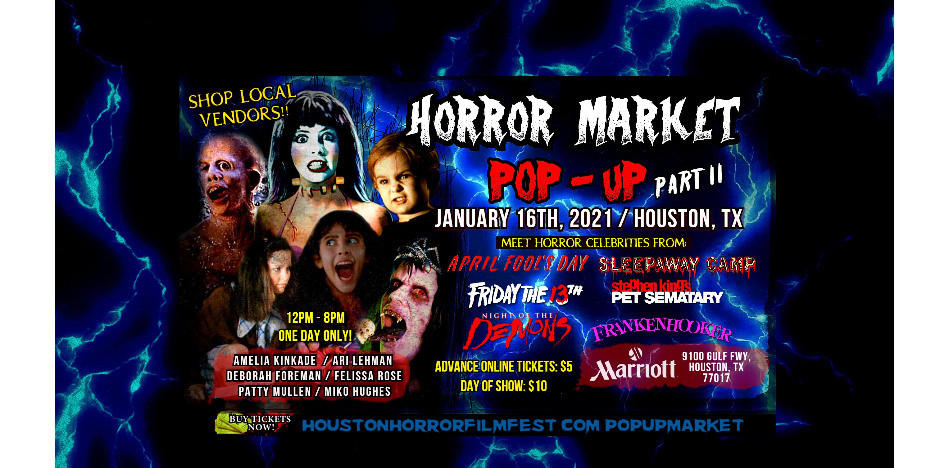 Horror Market Pop Up Part Ii Houston Tx 16 Jan 21