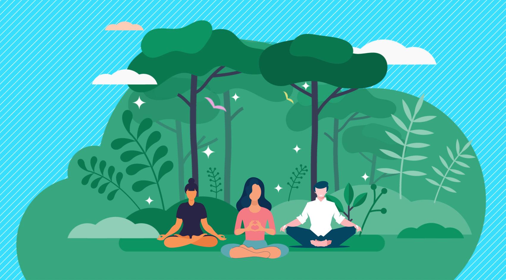 Weekend Meditation In The Park