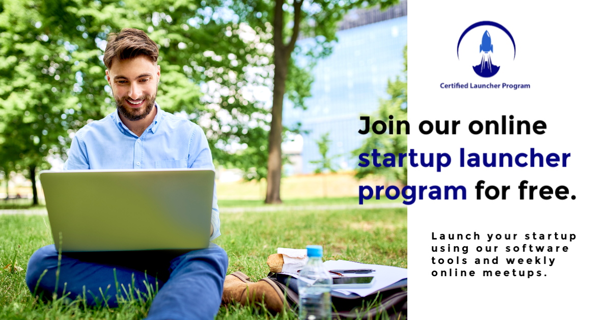 Join our online startup launcher program for free.
