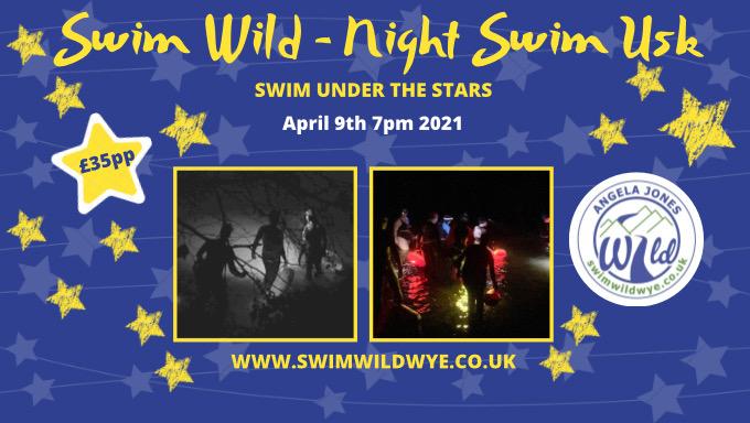 Night Swim Usk 9th April 21 7pm 9 Apr 21