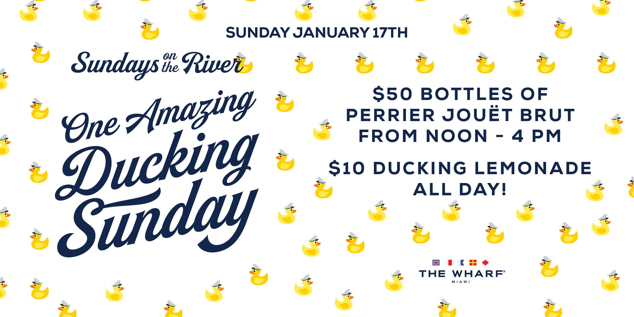 Sundays On The River: One Amazing Ducking Sunday at The Wharf Miami