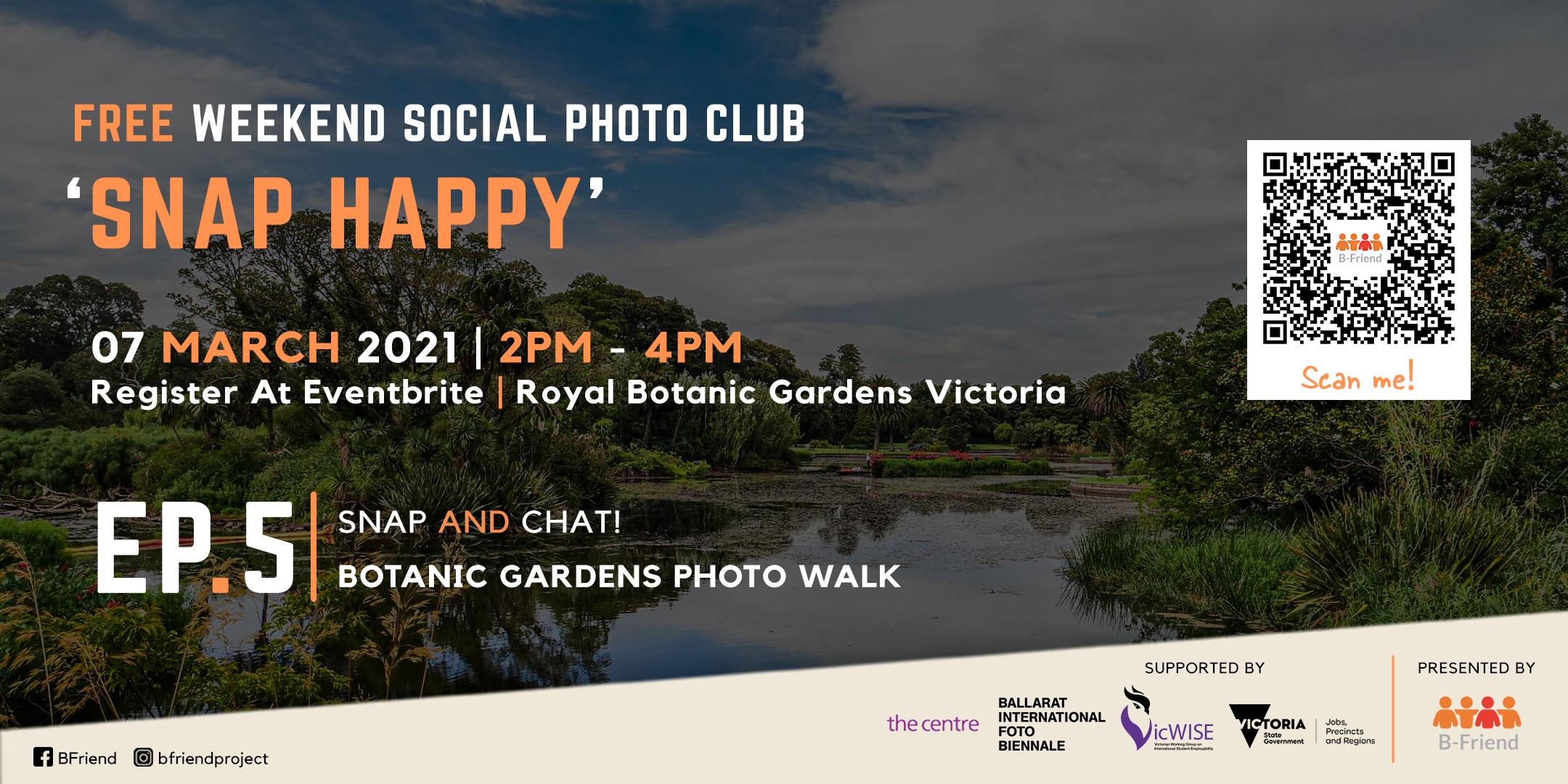 Botanic Gardens Photo Walk - Snap Happy Social Photo Club for Students