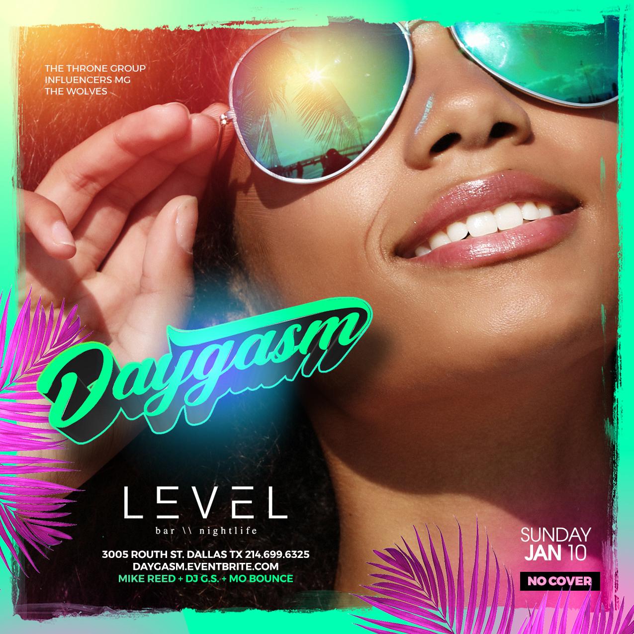 DAYGASM 2021 REVERSE BRUNCH + DAY PARTY
