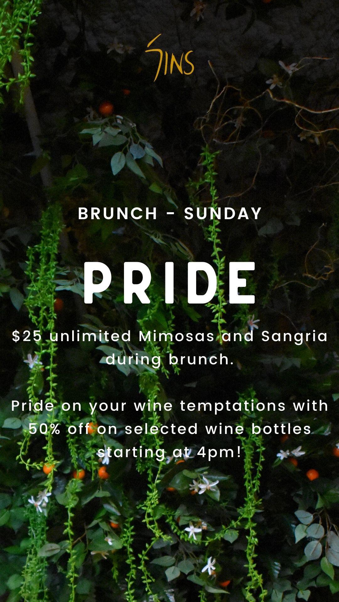 Sunday: Brunch & Wine Temptation Night