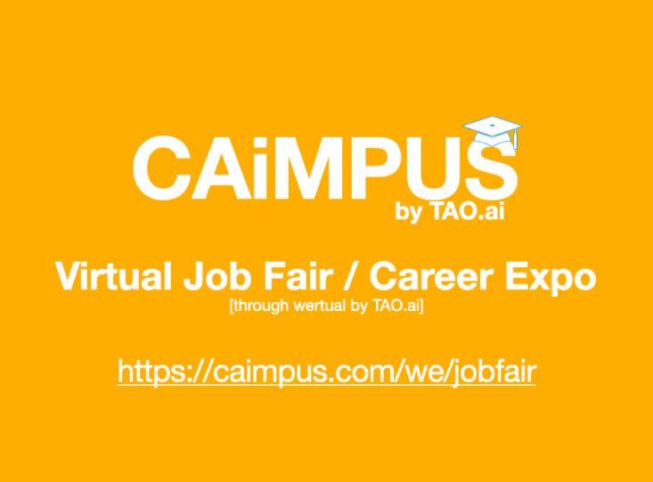 #Caimpus Virtual Job Fair/Career Expo #College #University Event#Houston