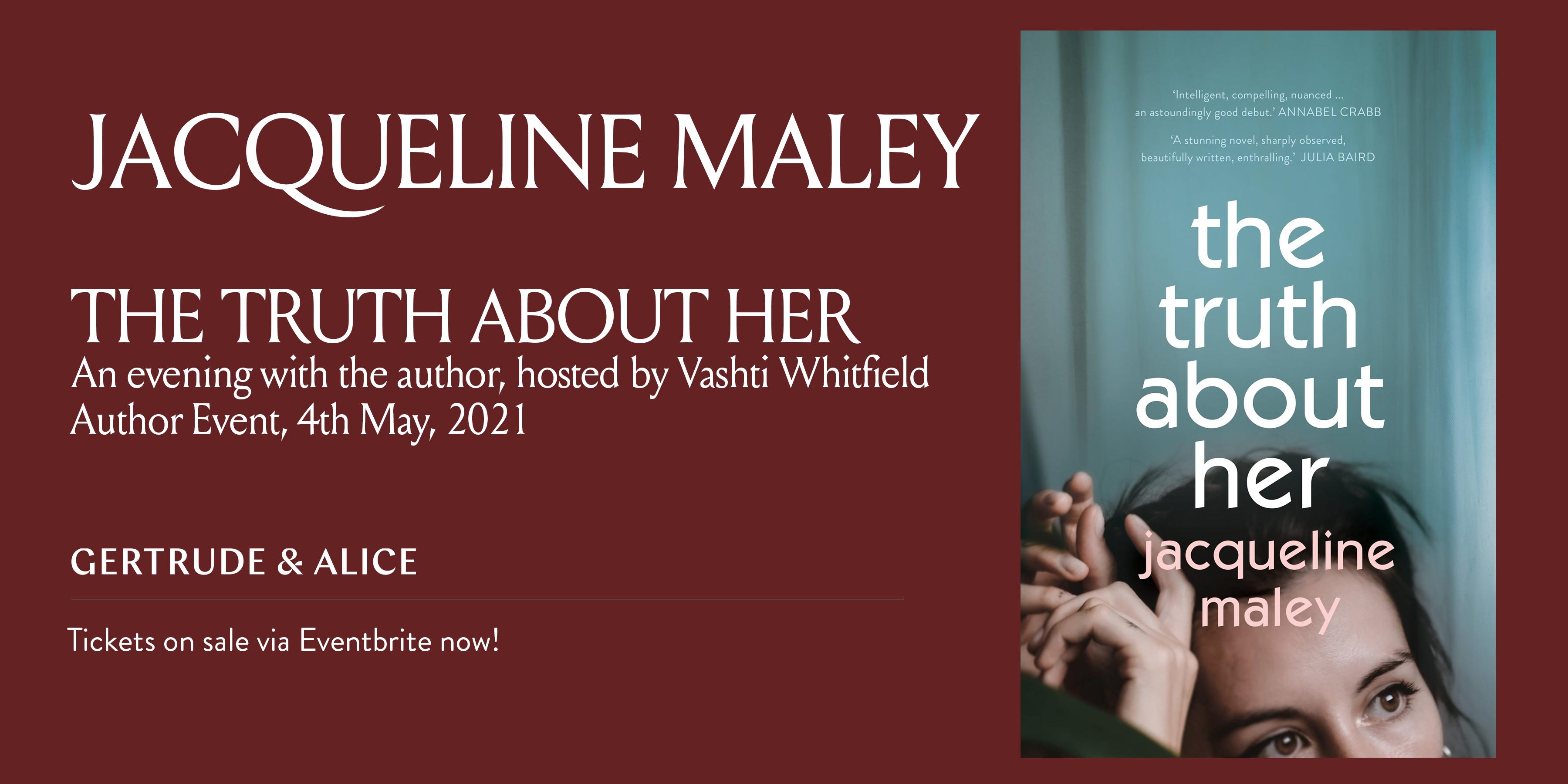 AN EVENING WITH JACQUELINE MALEY