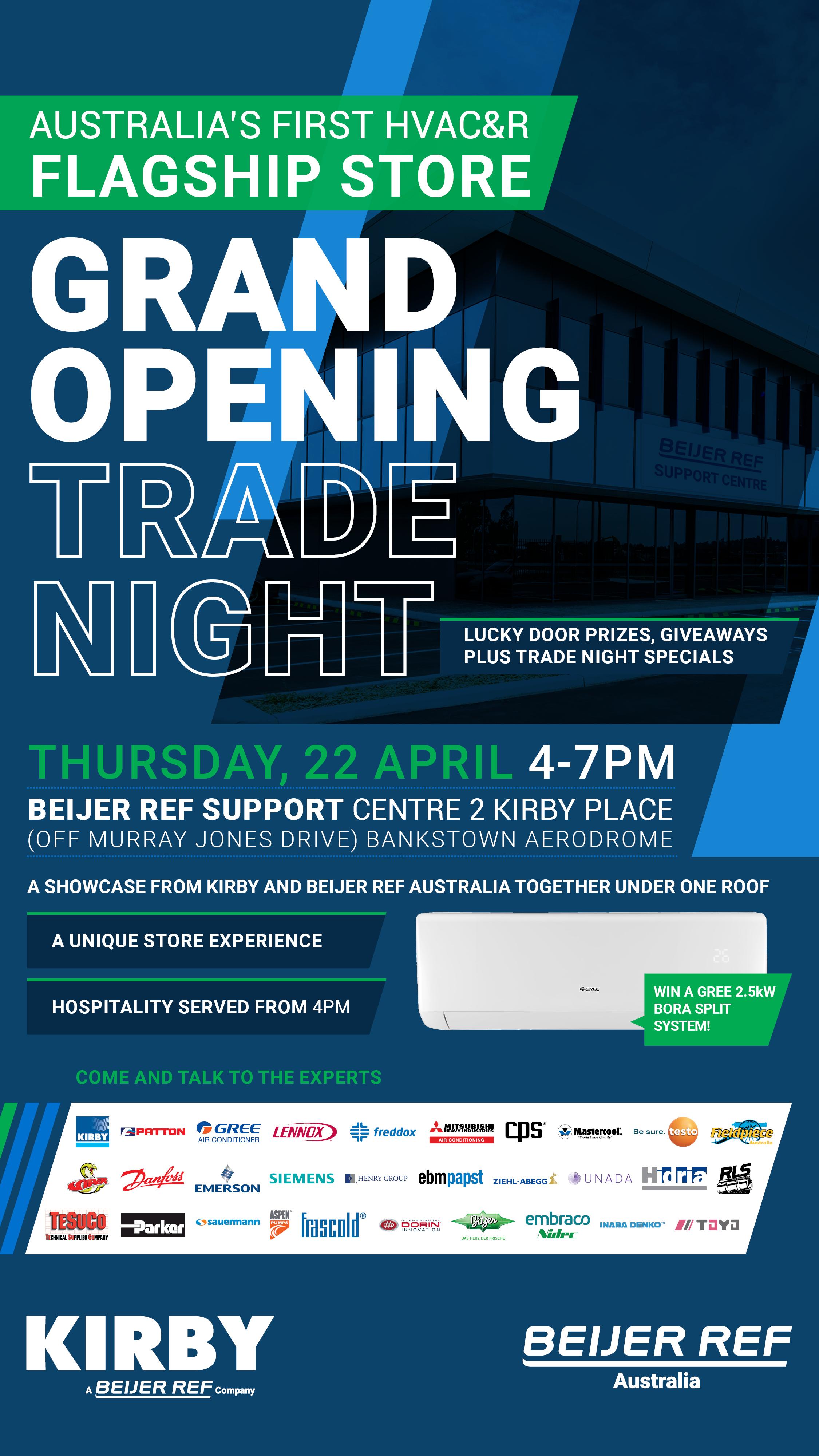 Beijer Ref AU And Kirby HVACR Flagship Store Grand Opening Trade Night ...