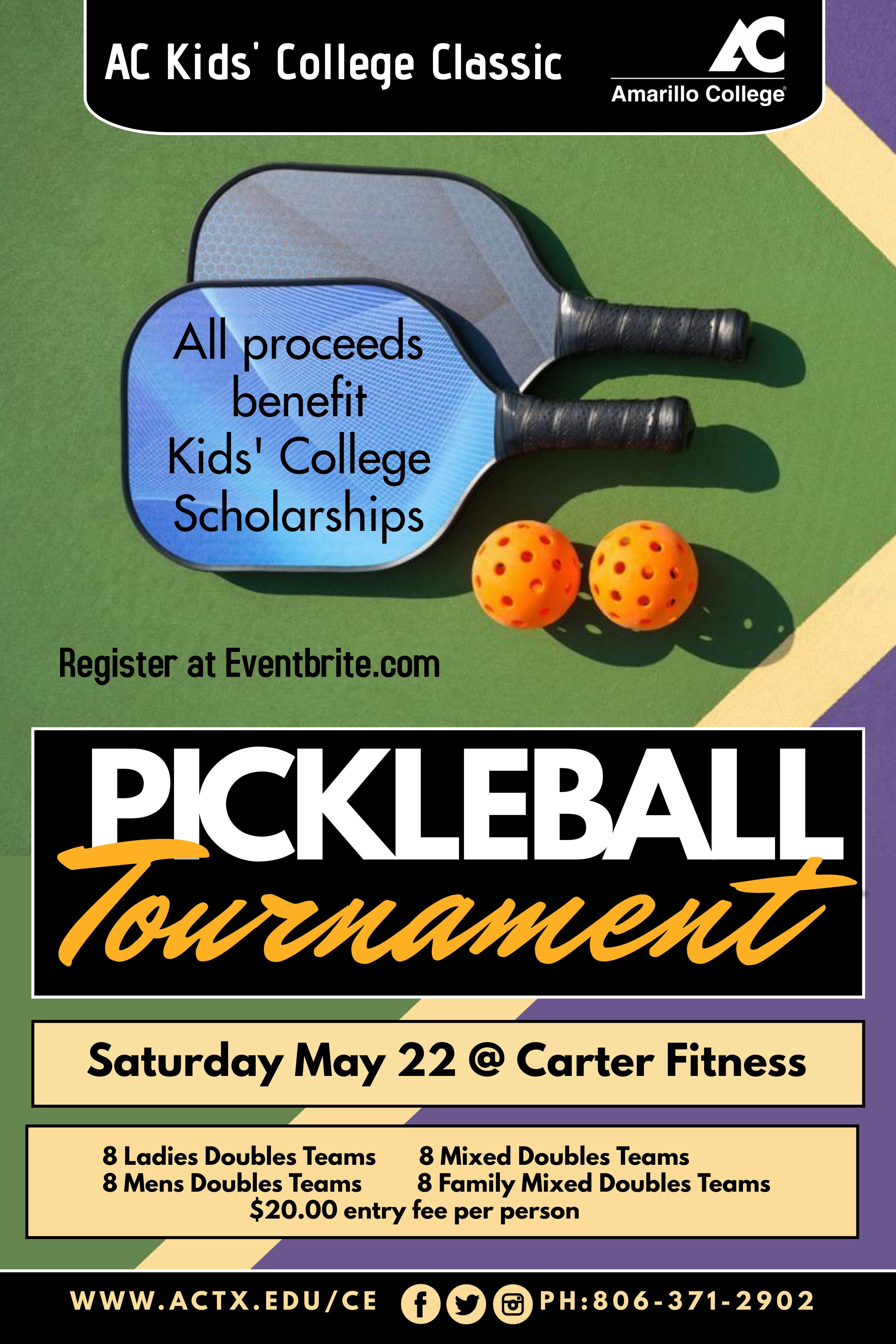 AC Kids' College Classic Pickleball Tournament - 22 MAY 2021