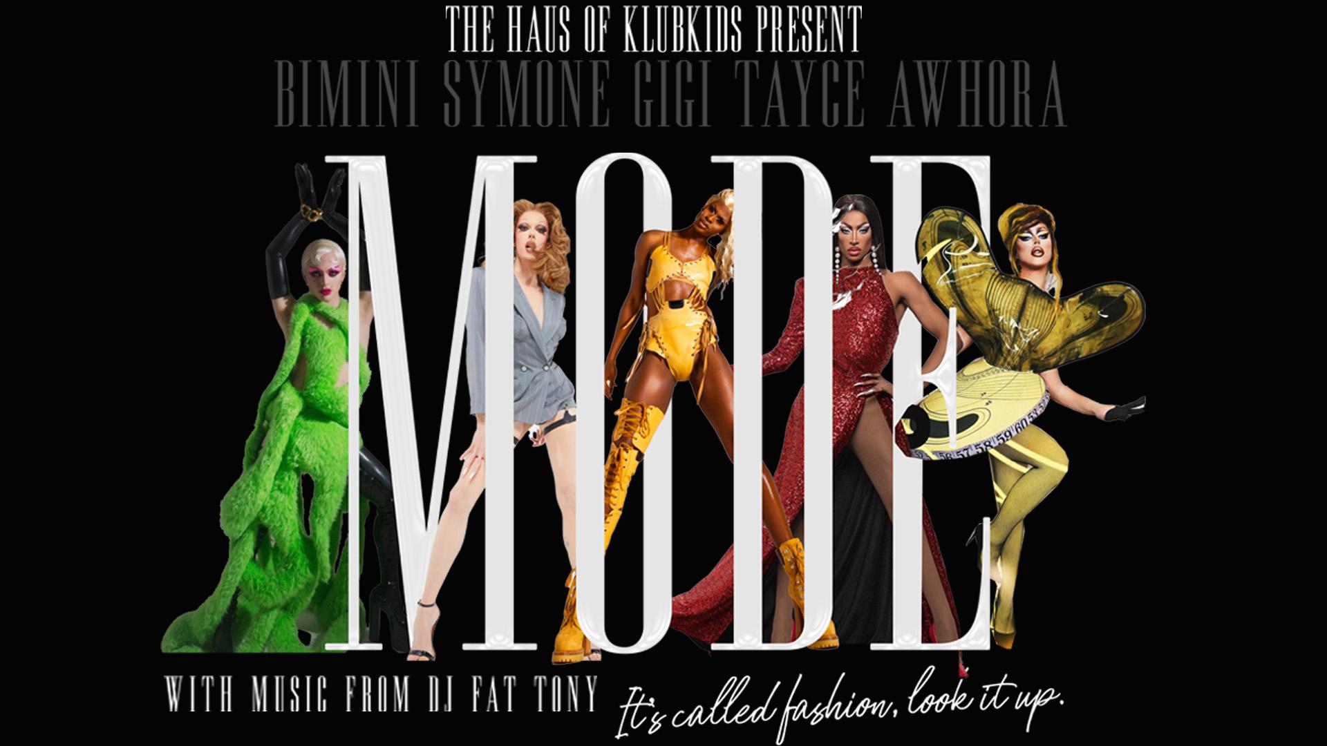 KLUB KIDS MANCHESTER presents MODE featuring SYMONE/GIGI & more (ages 14+)