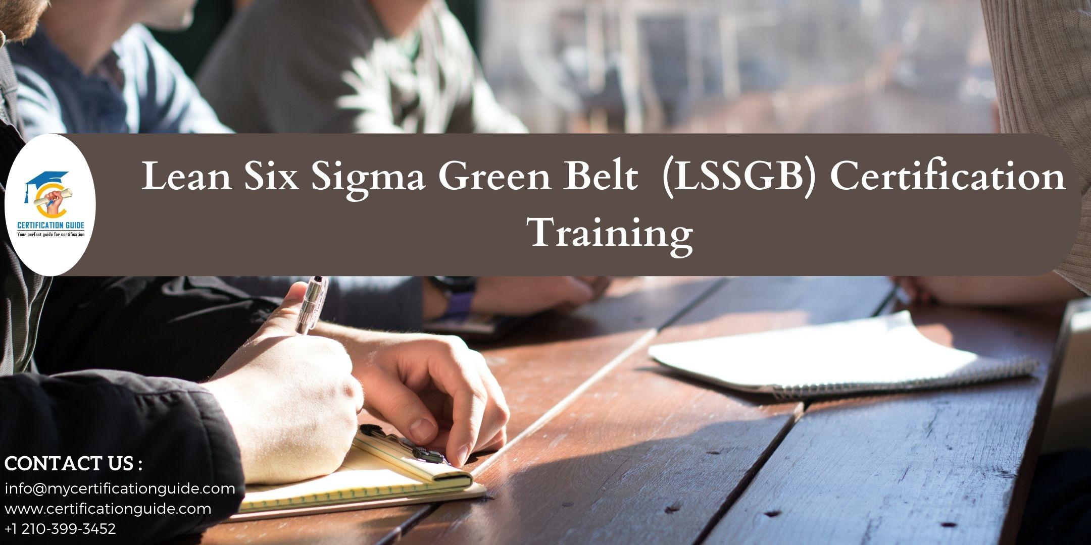 Lean Six Sigma Green Belt - LSSGB Certification Training in Auburn, AL