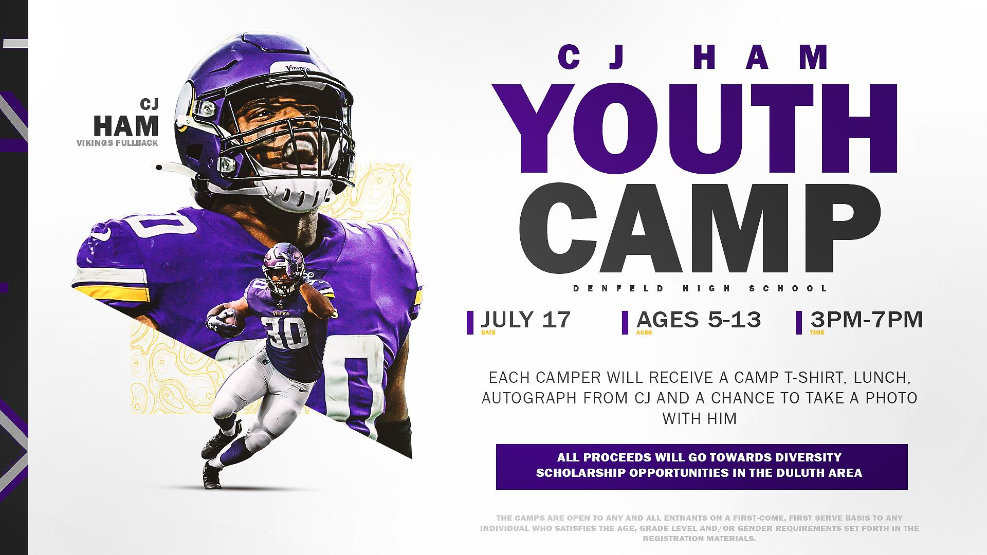 CJ Ham Player Profile - Football Camps