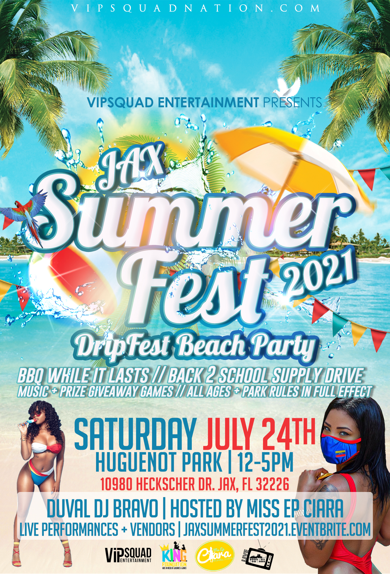 Jax Summer Fest 2021 Tickets Thu Jul 22 2021 At 4 30 Pm Eventbrite