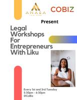 Cobiz Legal Workshops With Liku Madoshi Esq Tickets Multiple Dates Eventbrite
