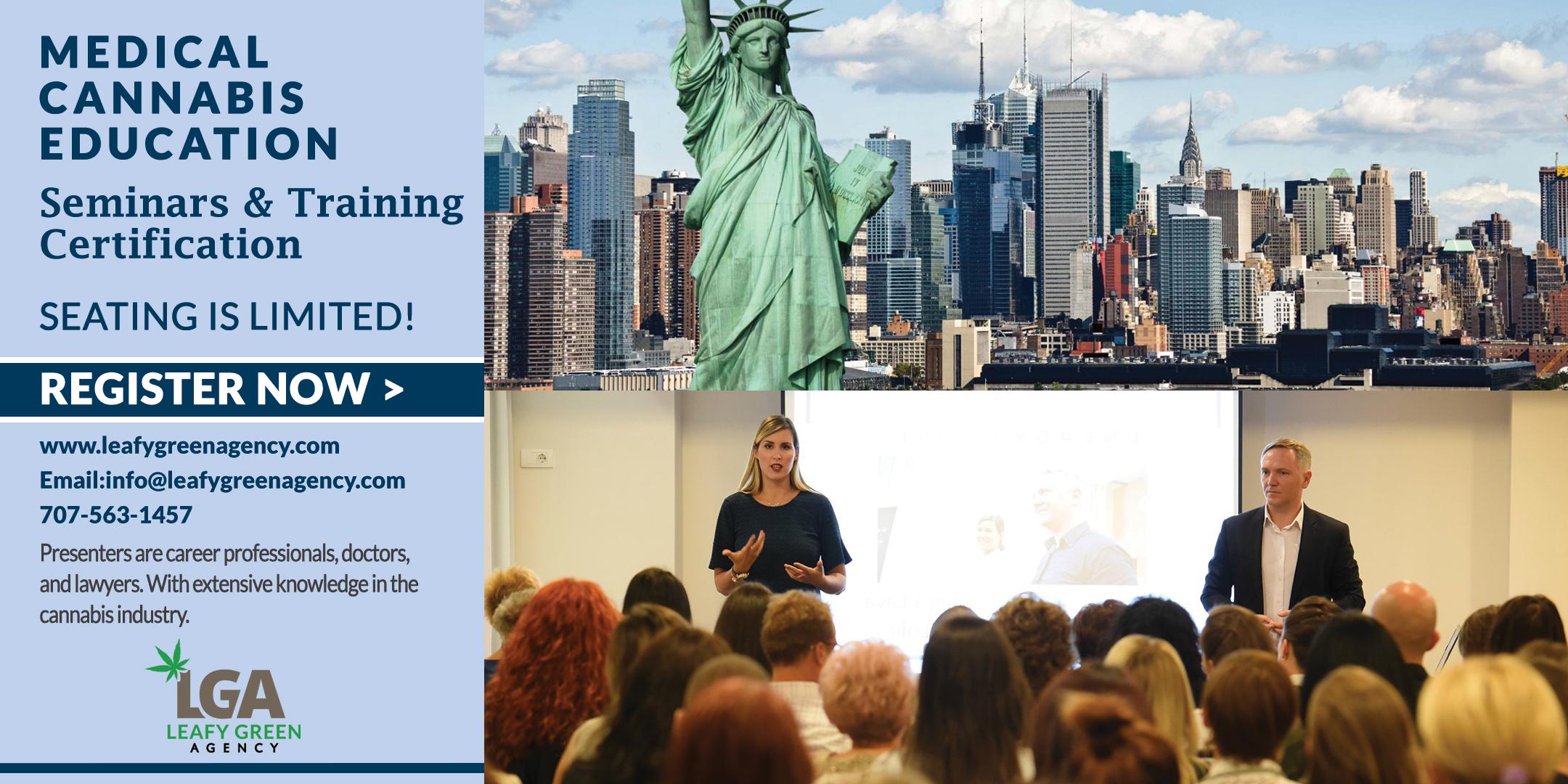 New York Medical and Adult Use Marijuana Dispensary Training Seminar