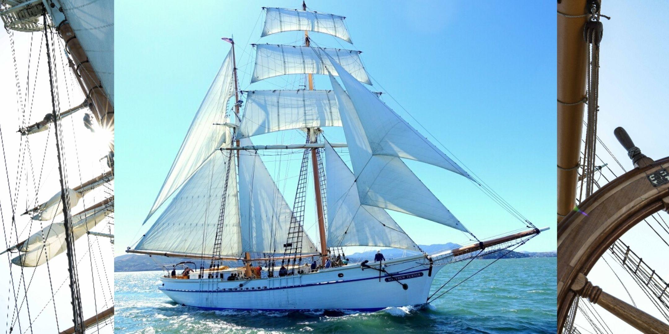 Maritime Heritage Sail aboard brigantine Matthew Turner 18 JUL 2021