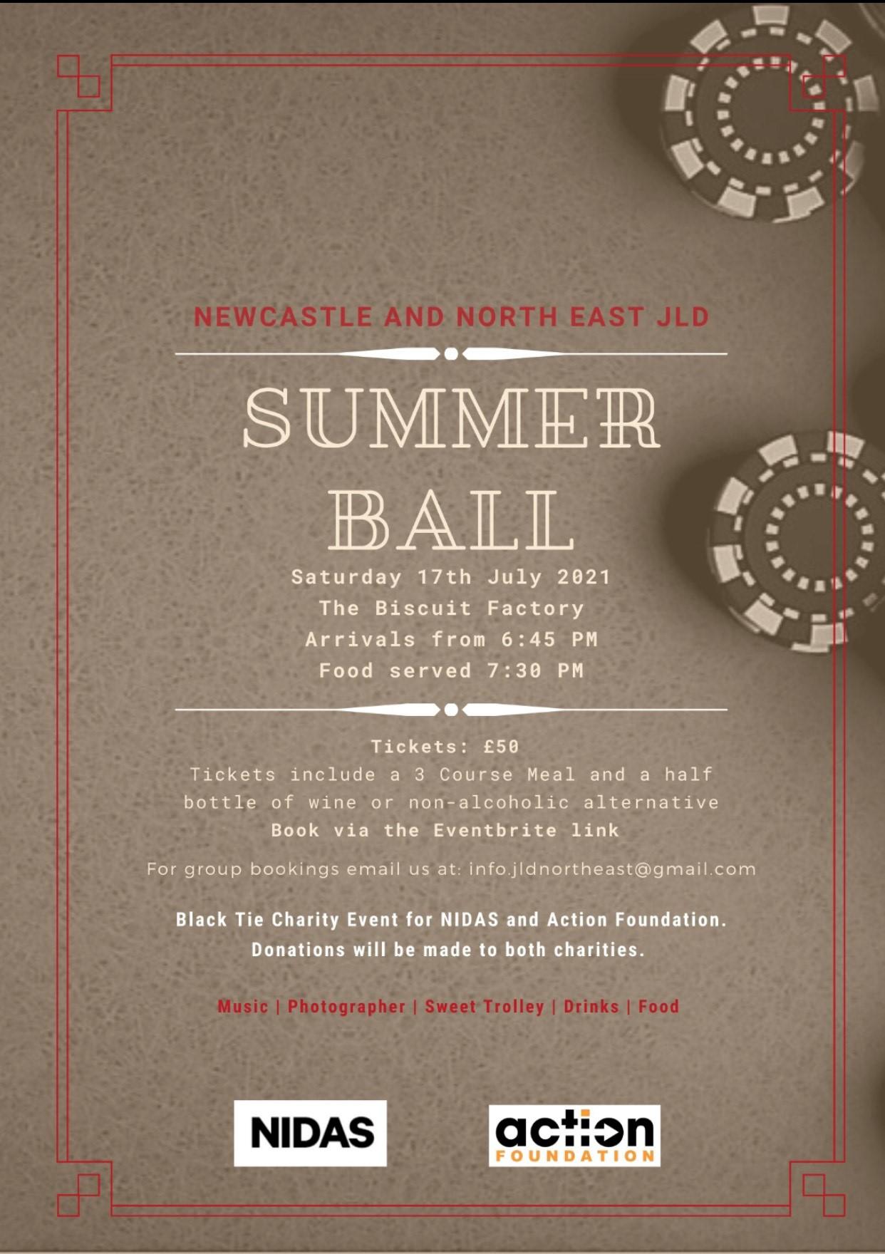 Newcastle and North East JLD Summer Ball