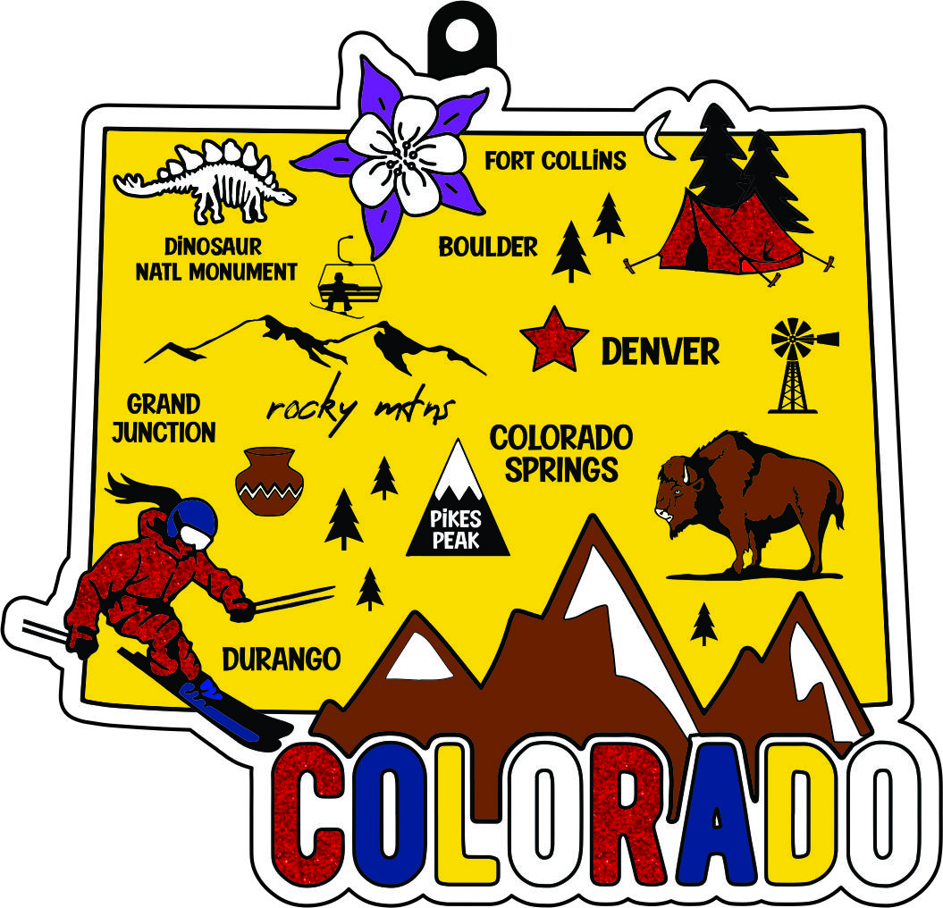 2021 Race Thru Colorado 5K 10K 13.1 26.2 -Participate from Home Save $5