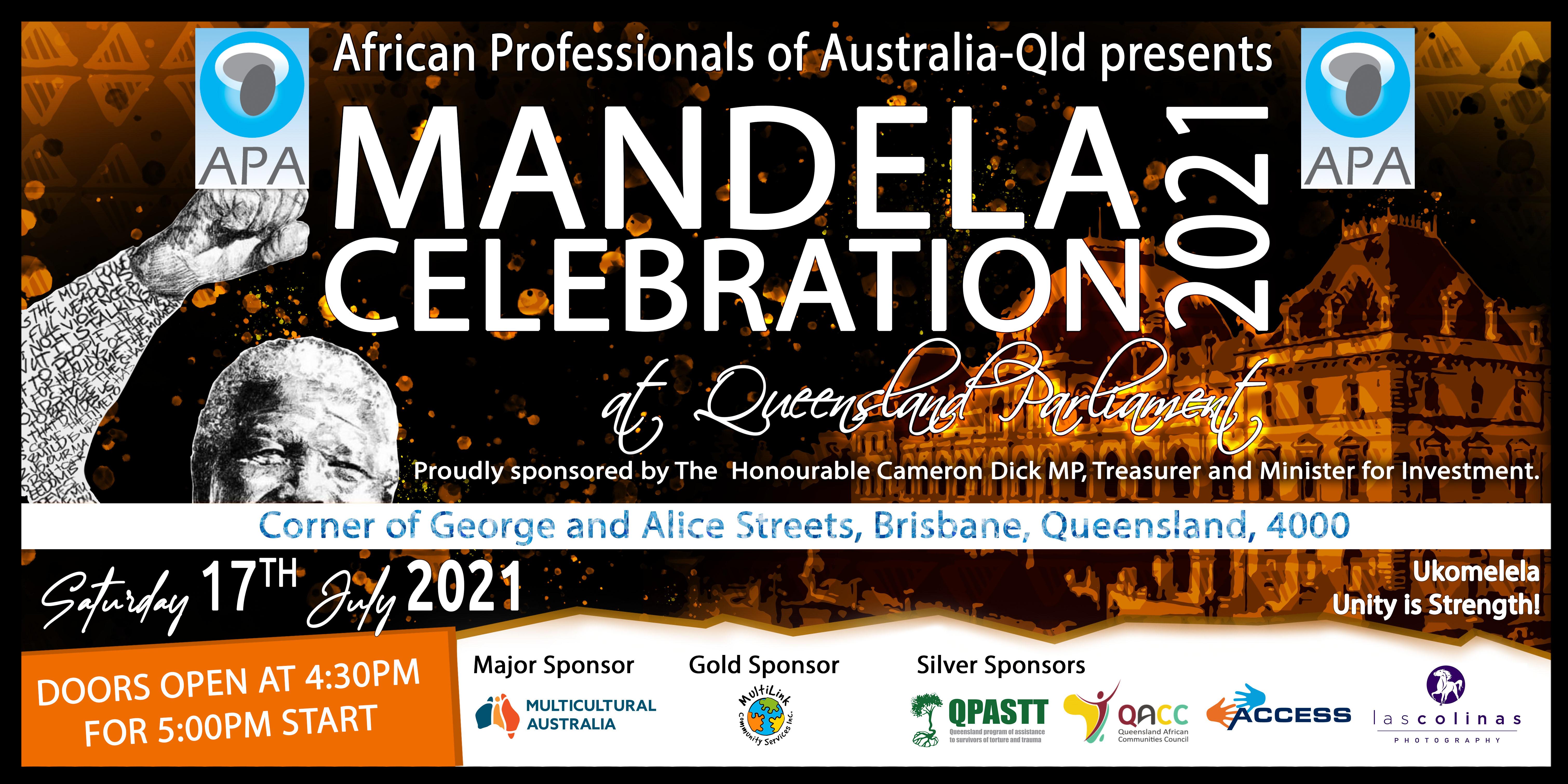 Mandela Day Celebration 2021(Brisbane, QLD)