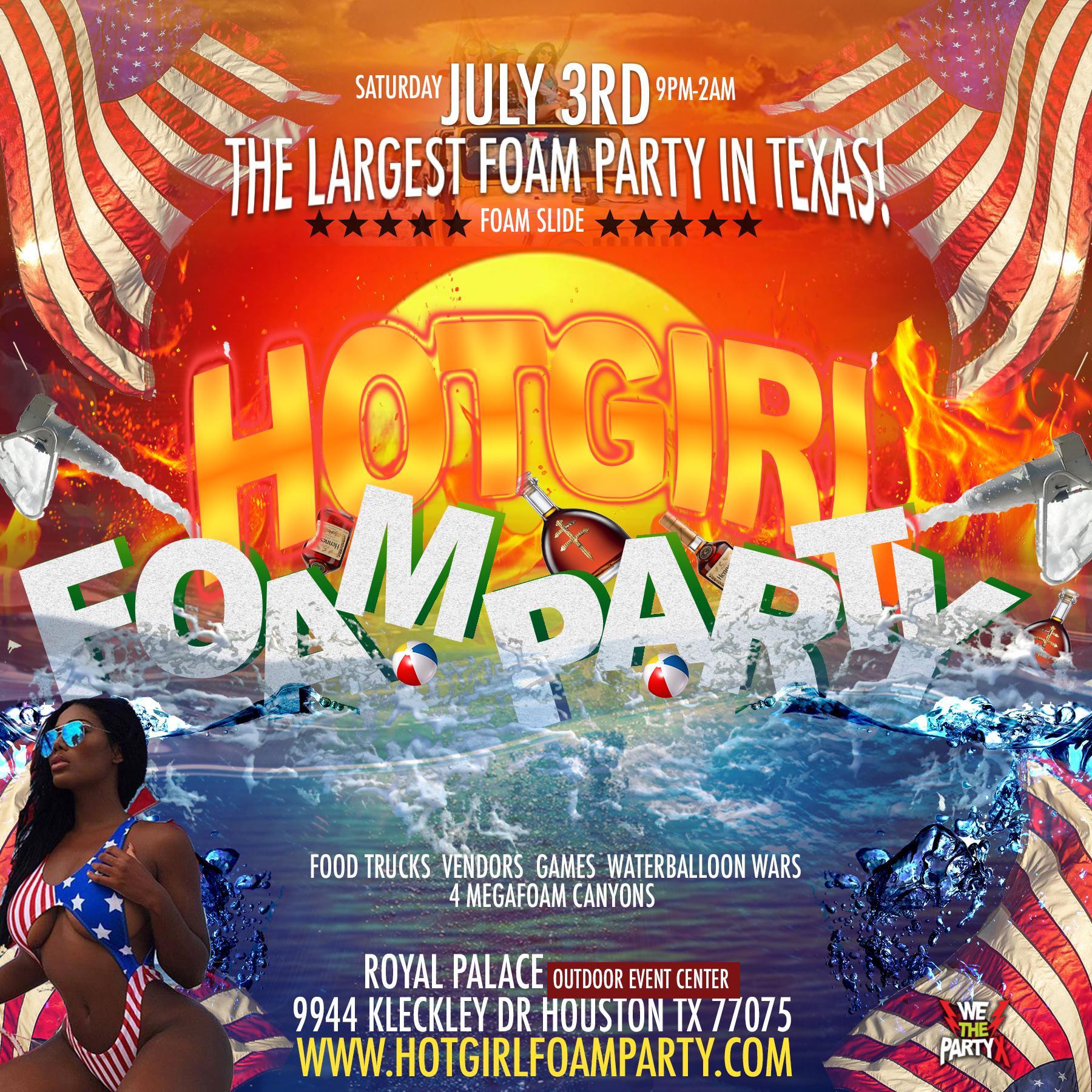 HotGirl FoamParty The Largest Foam Party In Texas!