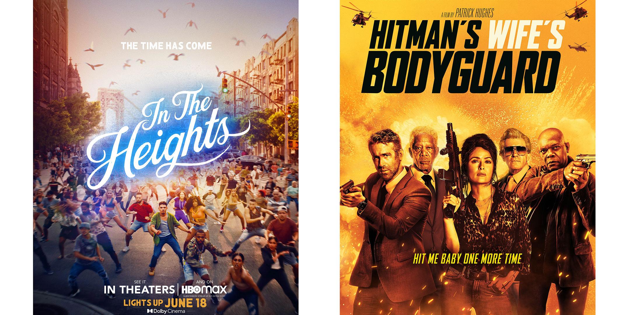 1 In The Heights 2 Hitman S Wife S Bodyguard 25 Jul 2021