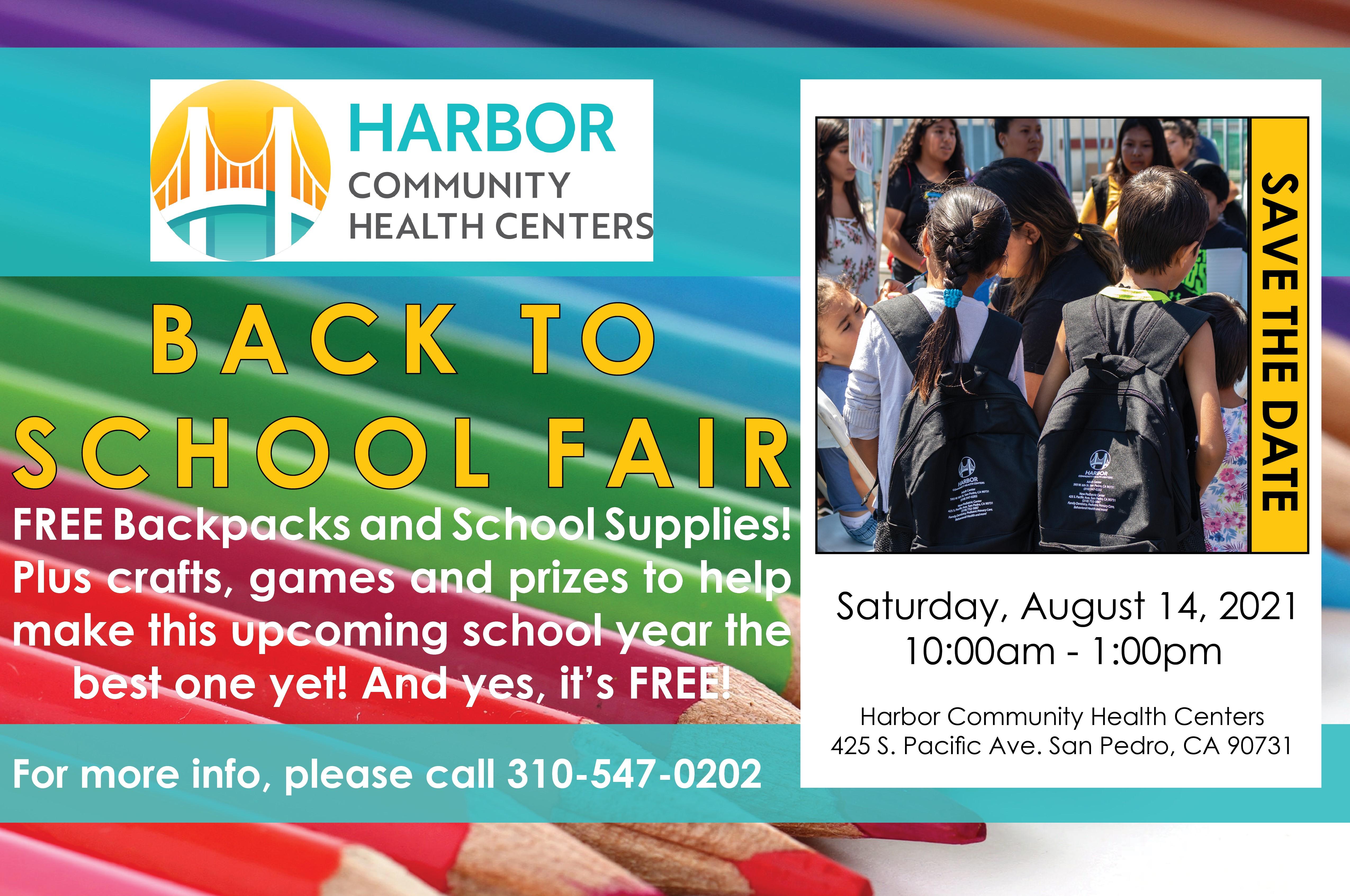 Back To School Fair Free Backpack And School Supply Giveaway 14 Aug 21