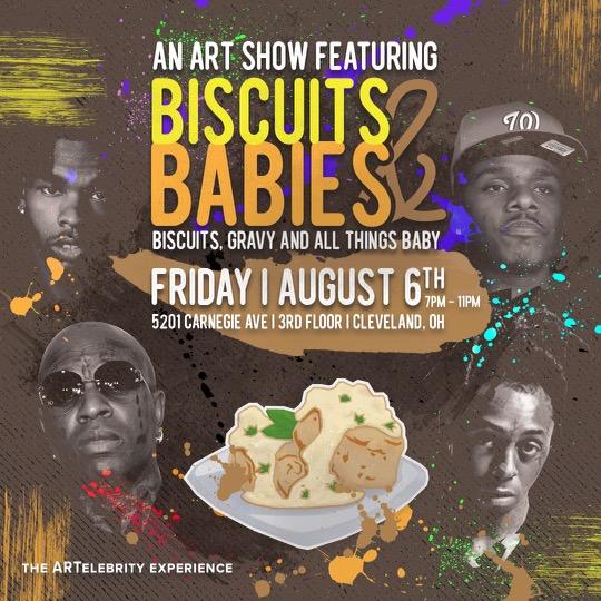 Biscuits & Babies: Art show and party