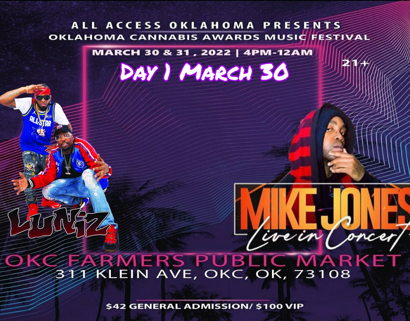 Okc Cannabis Awards Music Festival Official 3/30& 3/31,2022 Tickets, Wed, Mar 30, 2022 At 4:00 Pm | Eventbrite