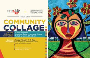 Community Collage: Artists from the Folk & Urban Art Festival Opening